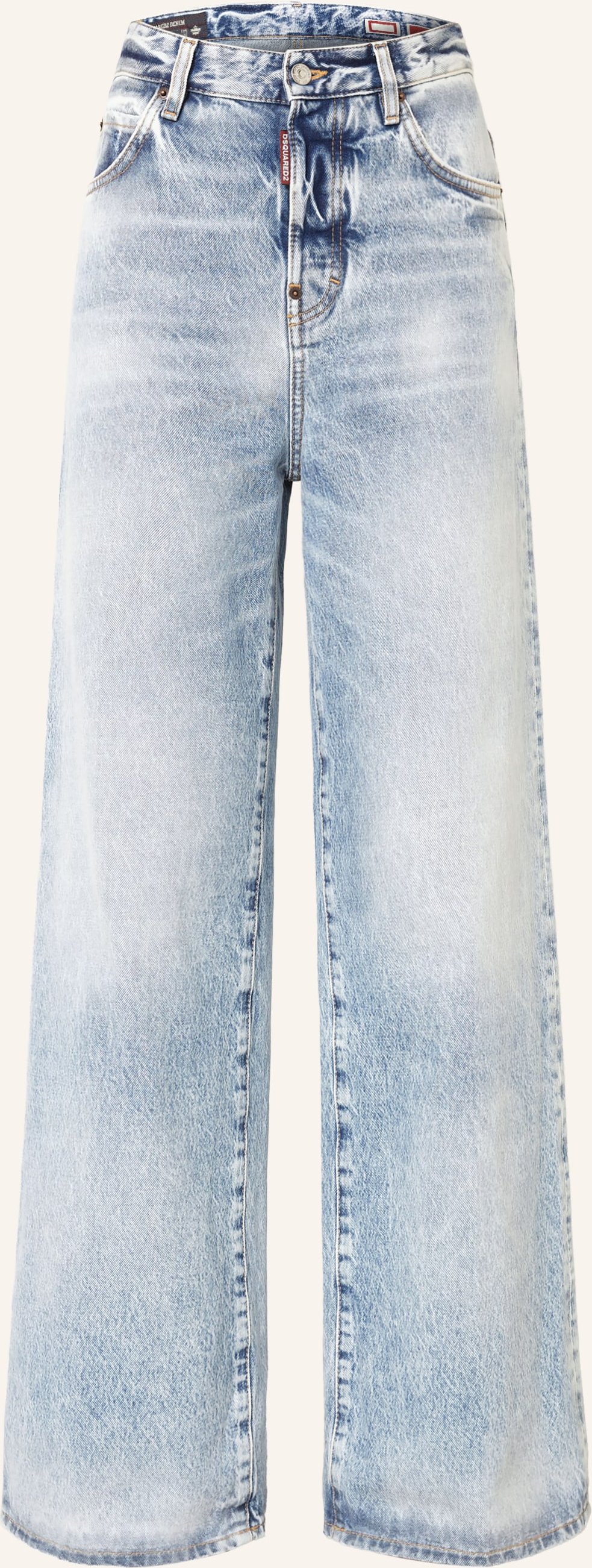 dsquared2 Wide Leg Jeans blau