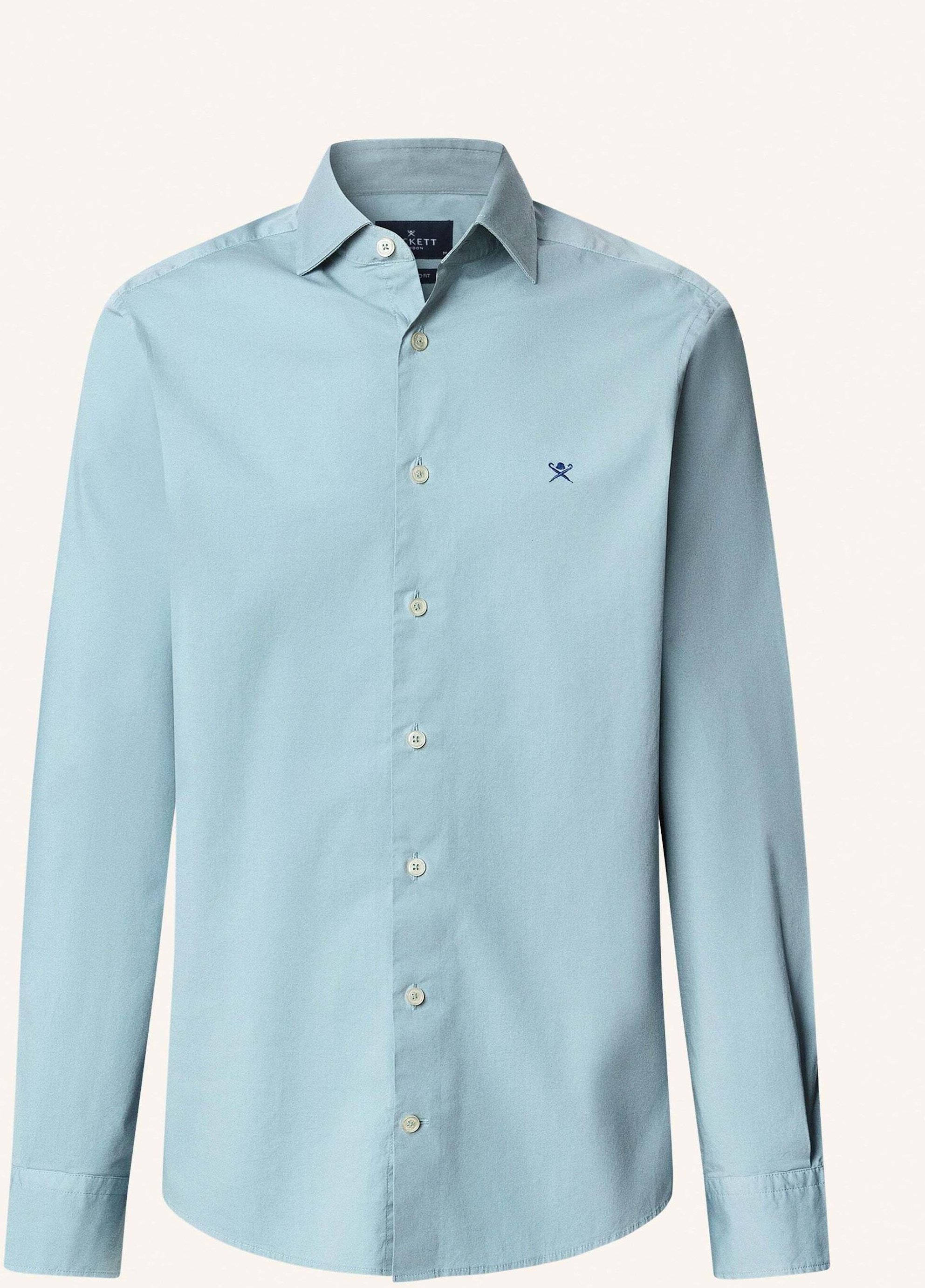 Hackett London Freizeithemd Ess Gmd Poplin blau