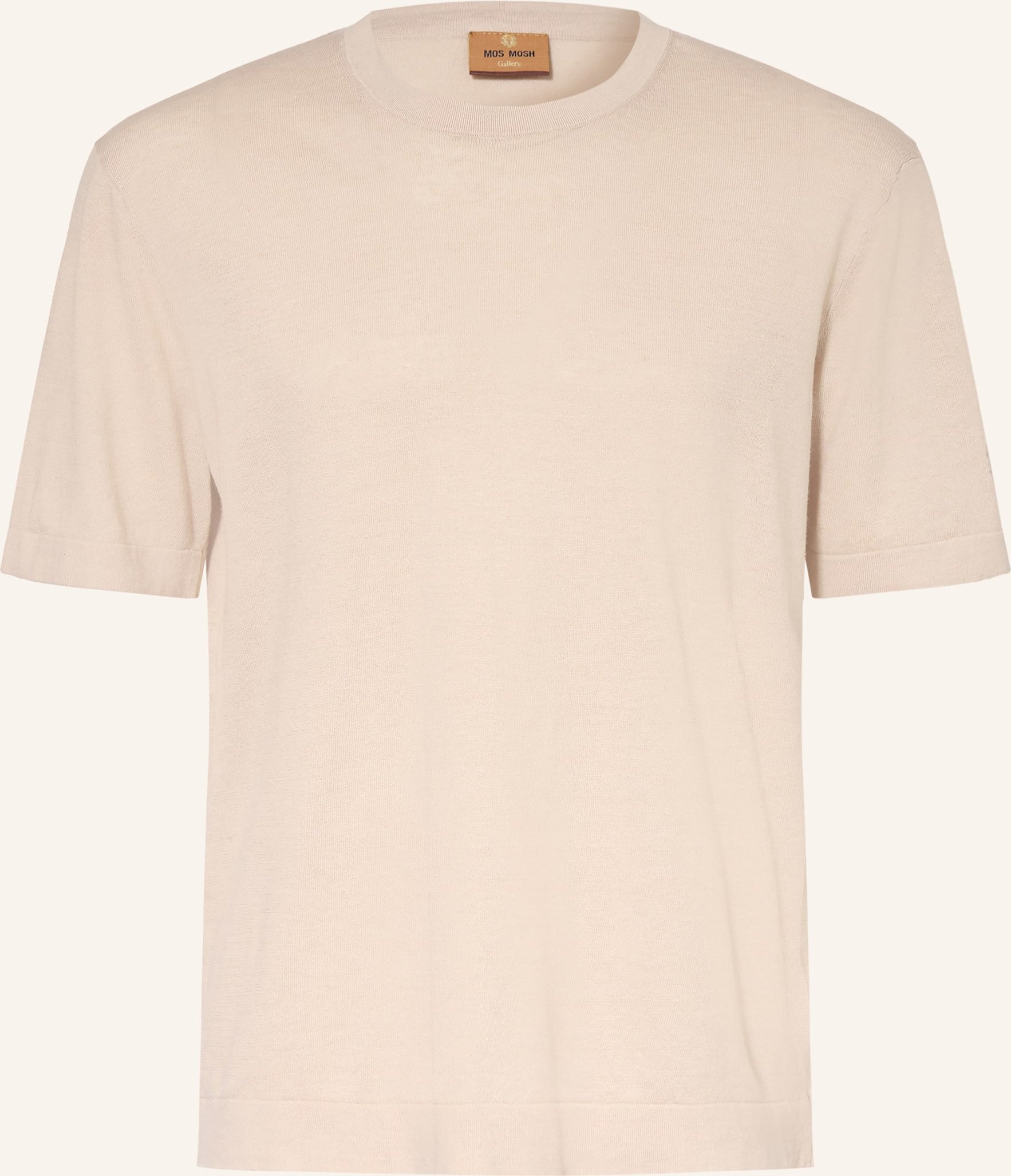 Mos Mosh Gallery Strickshirt Mmgcrowe Mit Leinen braun