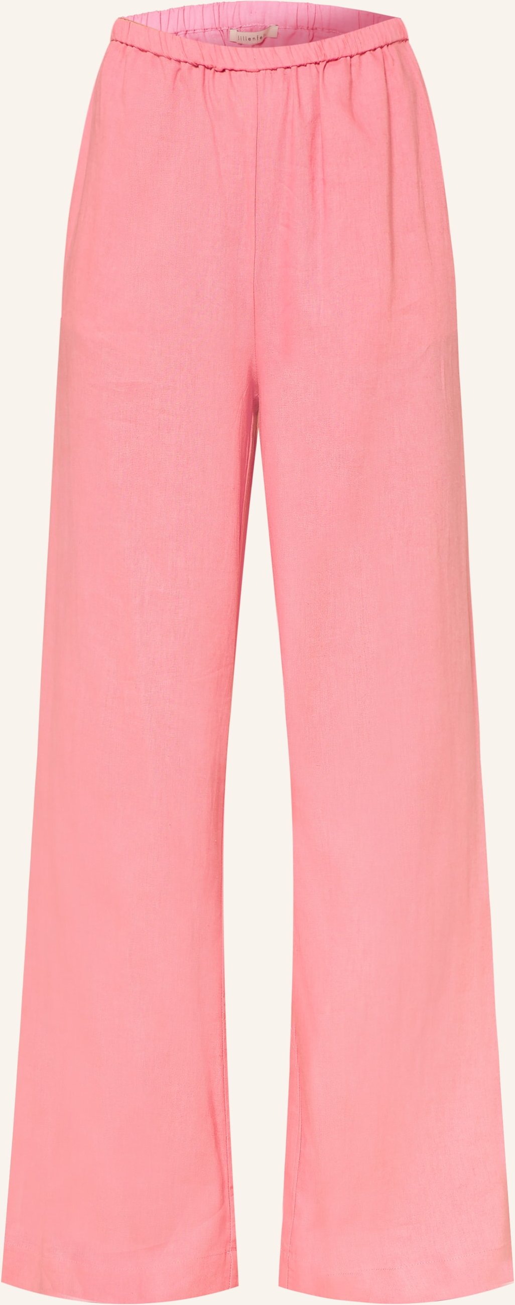 Lilienfels Hose Dante Mit Leinen pink