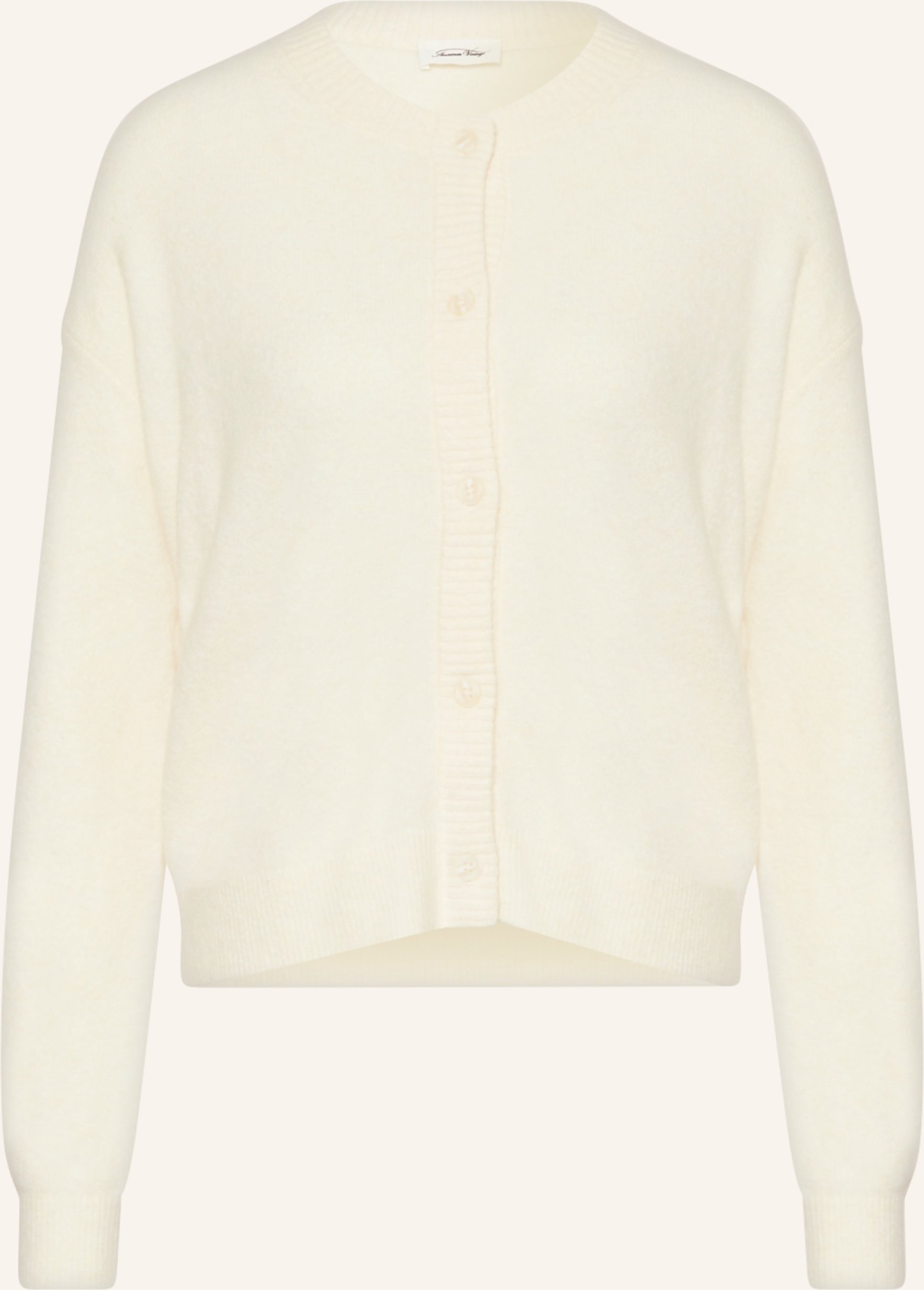 American Vintage Strickjacke Damsville weiss