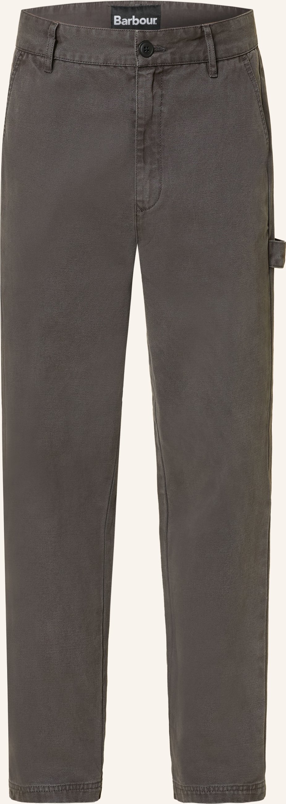 Barbour Hose Bowland Slim Fit schwarz