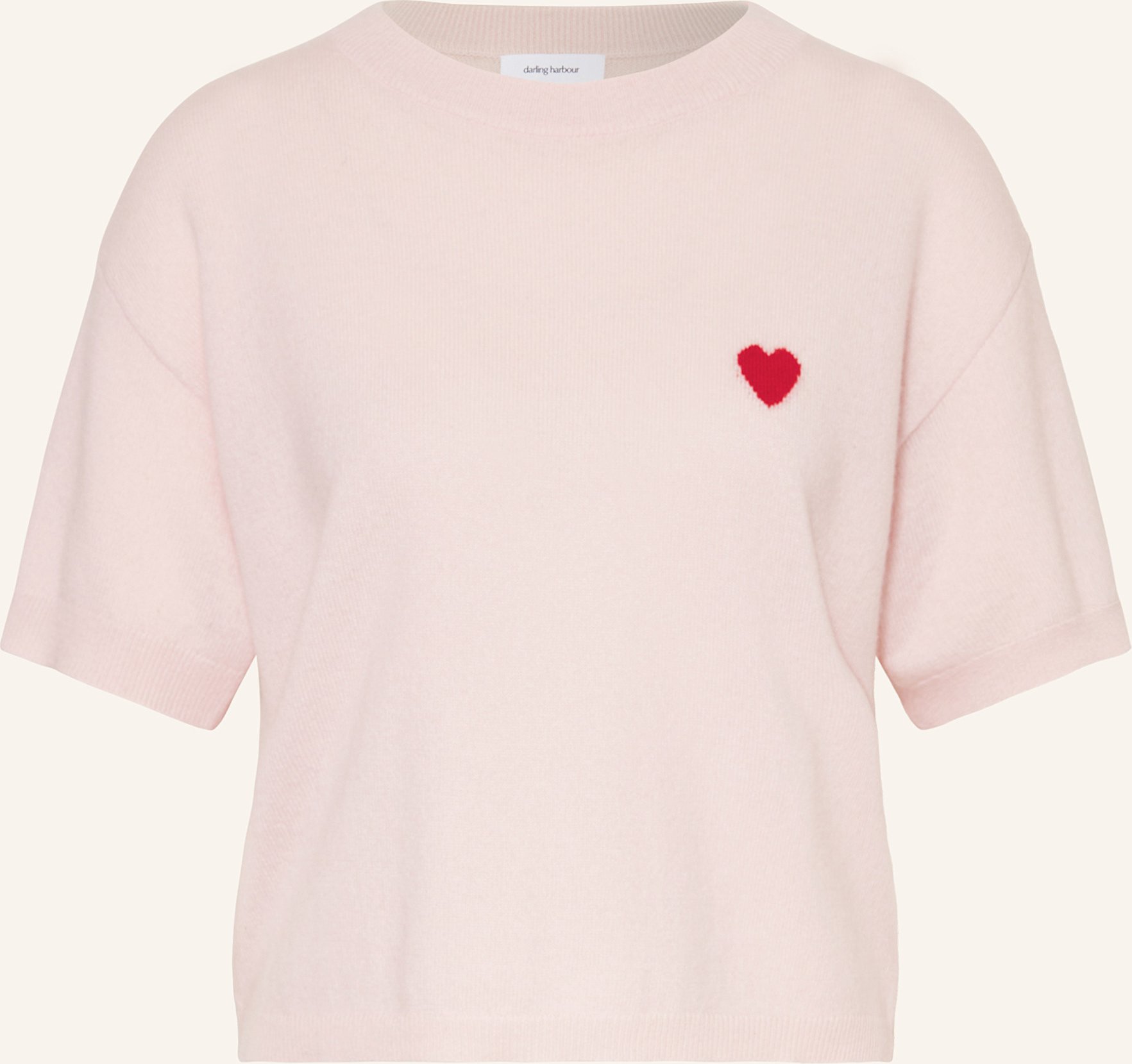 Darling Harbour Strickshirt Aus Cashmere rosa