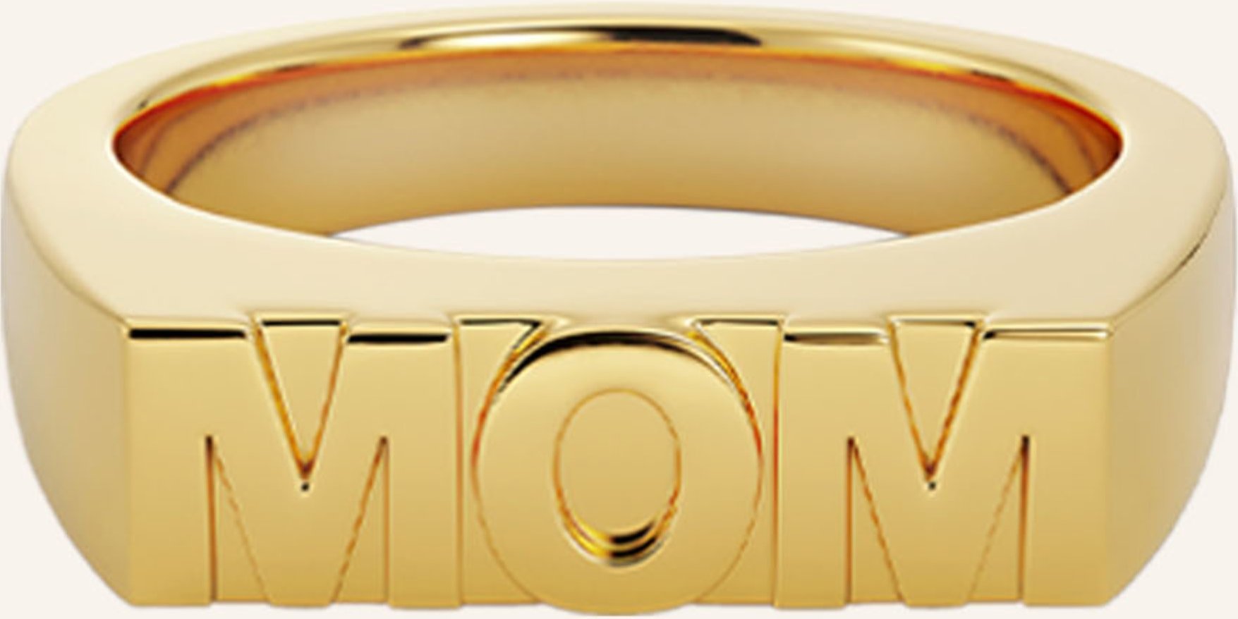 Edblad Ring Signet Mom gold