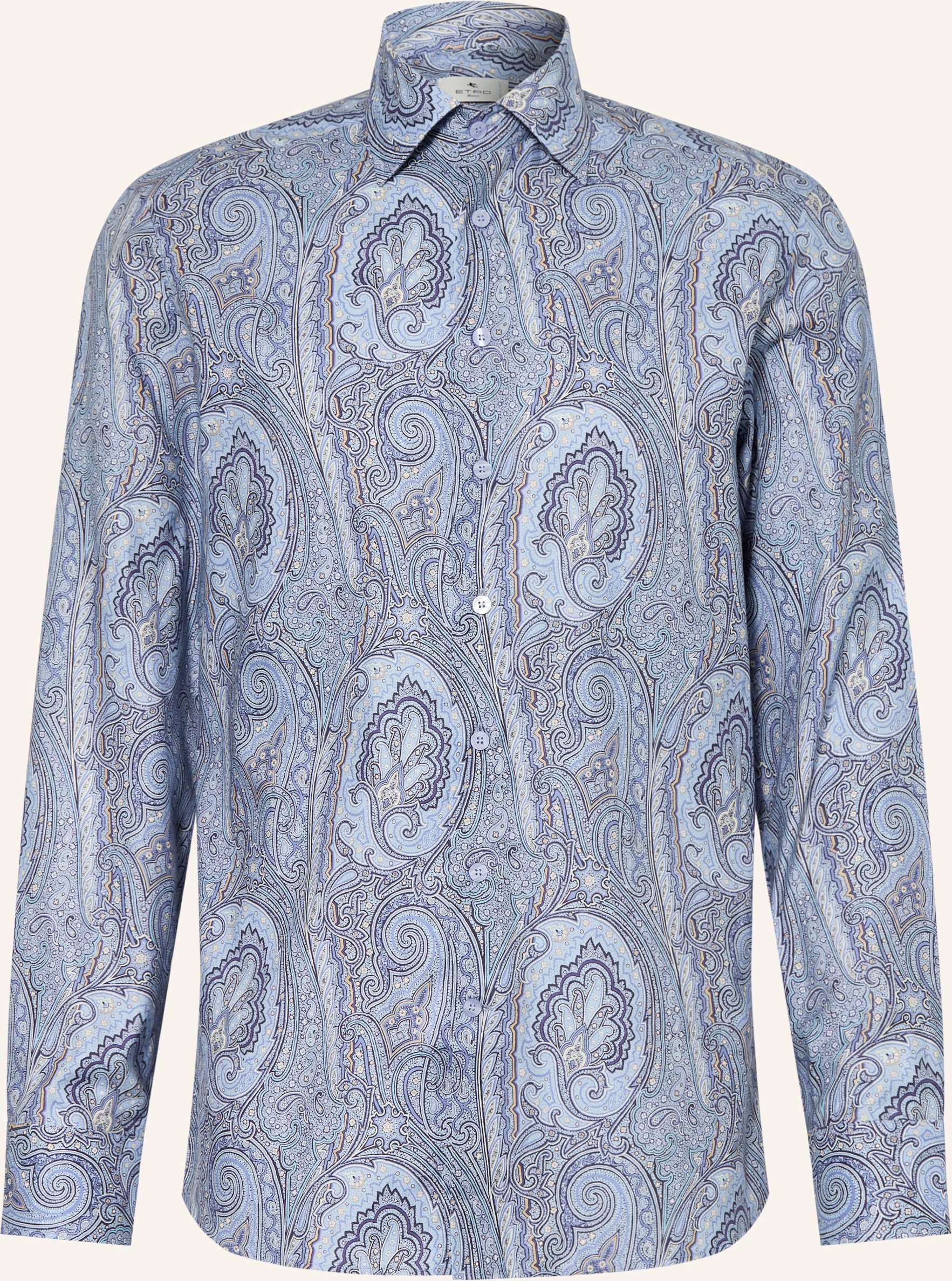 Etro Hemd Regular Fit blau