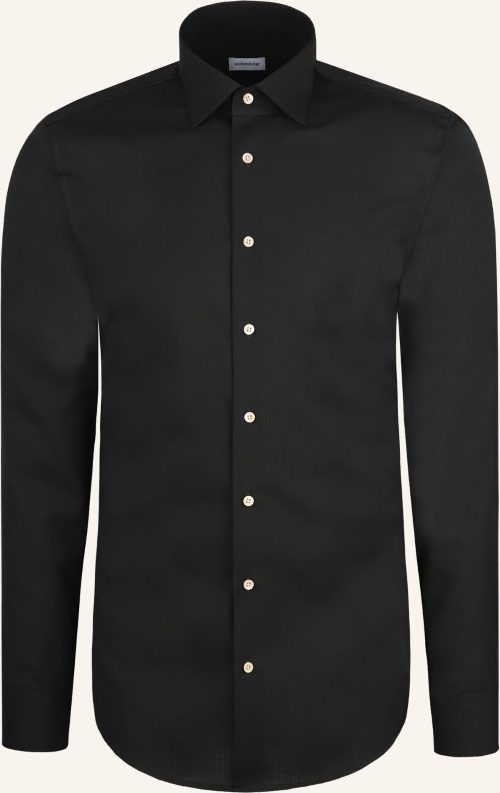 Thumbnail - Seidensticker Business Hemd Slim Fit schwarz