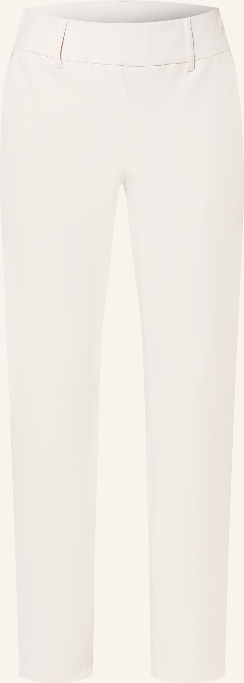 Alberto 7/8-Golfhose Lucy Mit Schmucksteinen weiss