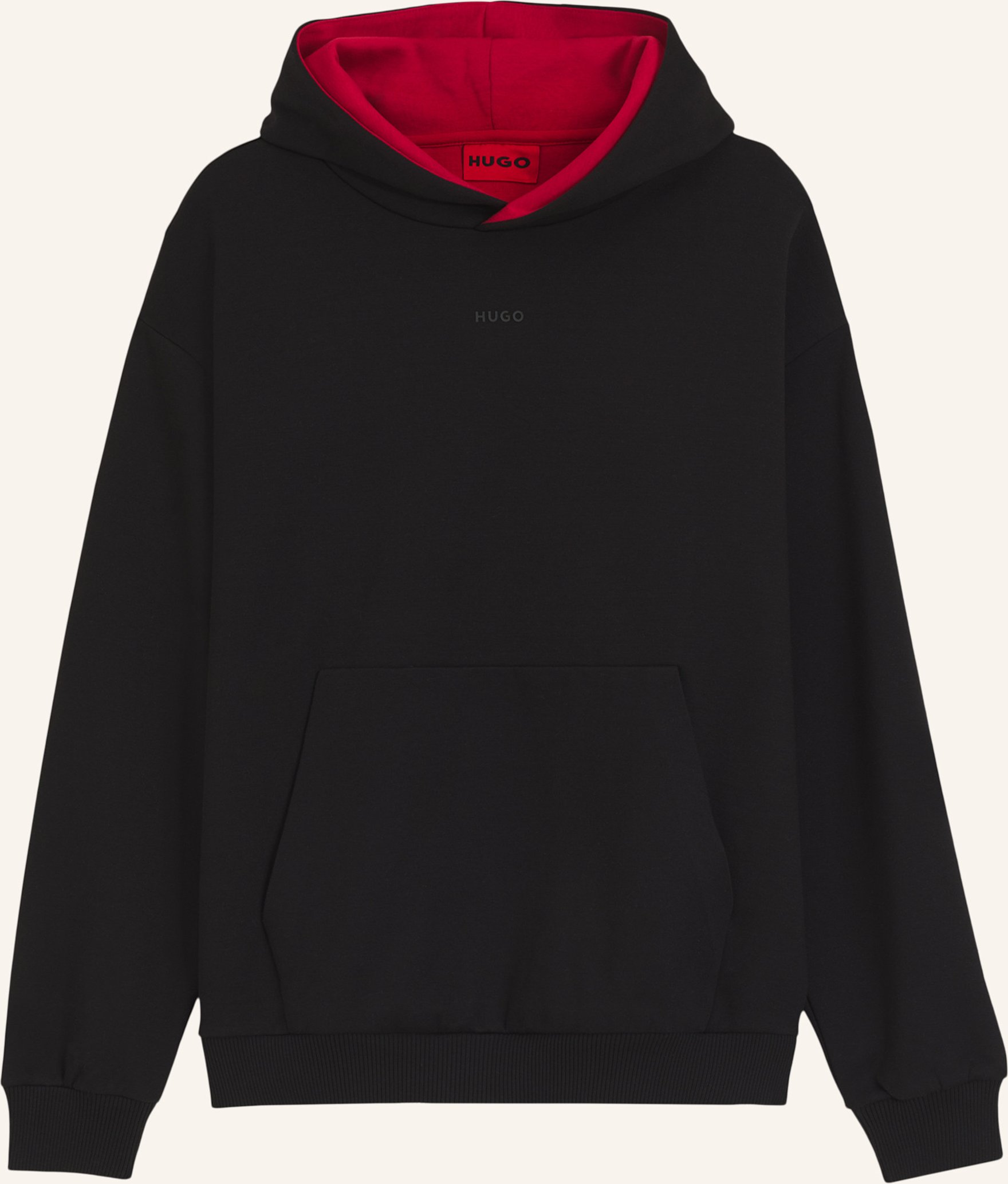 Hugo Sweatshirt Daneony Relaxed Fit schwarz