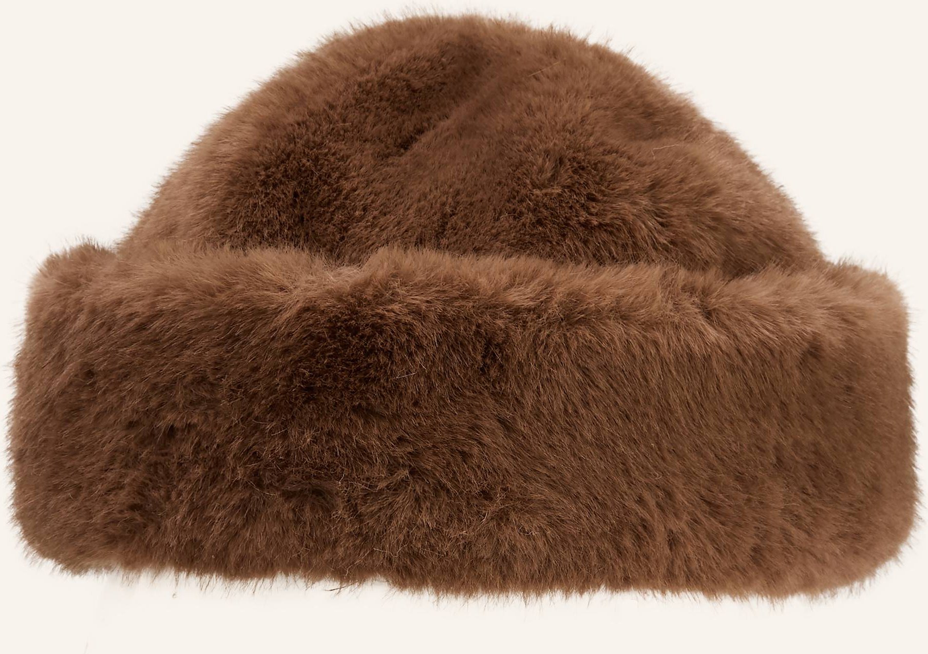 Mrs & Hugs Bucket-Hat Aus Kunstfell braun