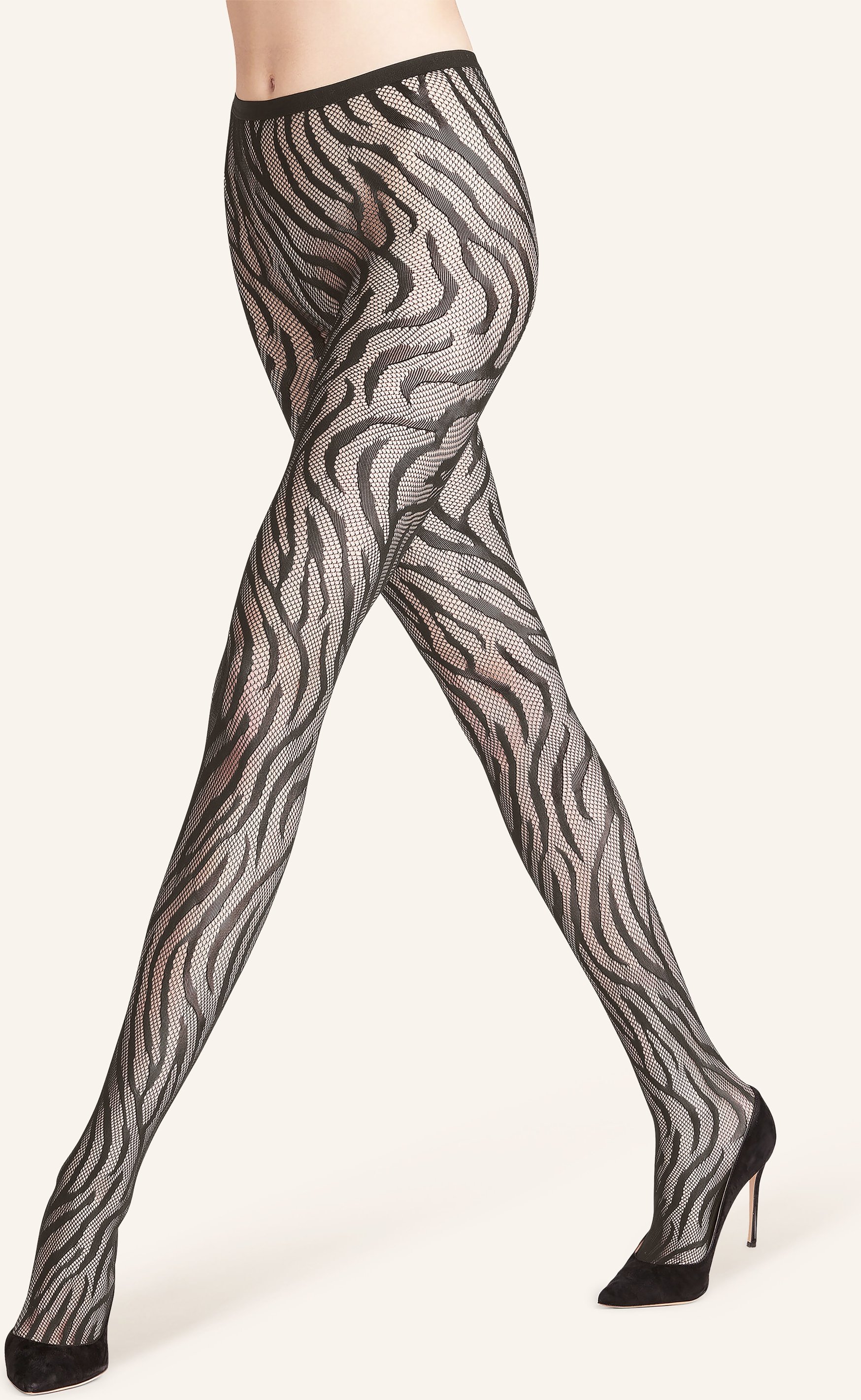 Falke Feinstrumpfhose Zebra braun