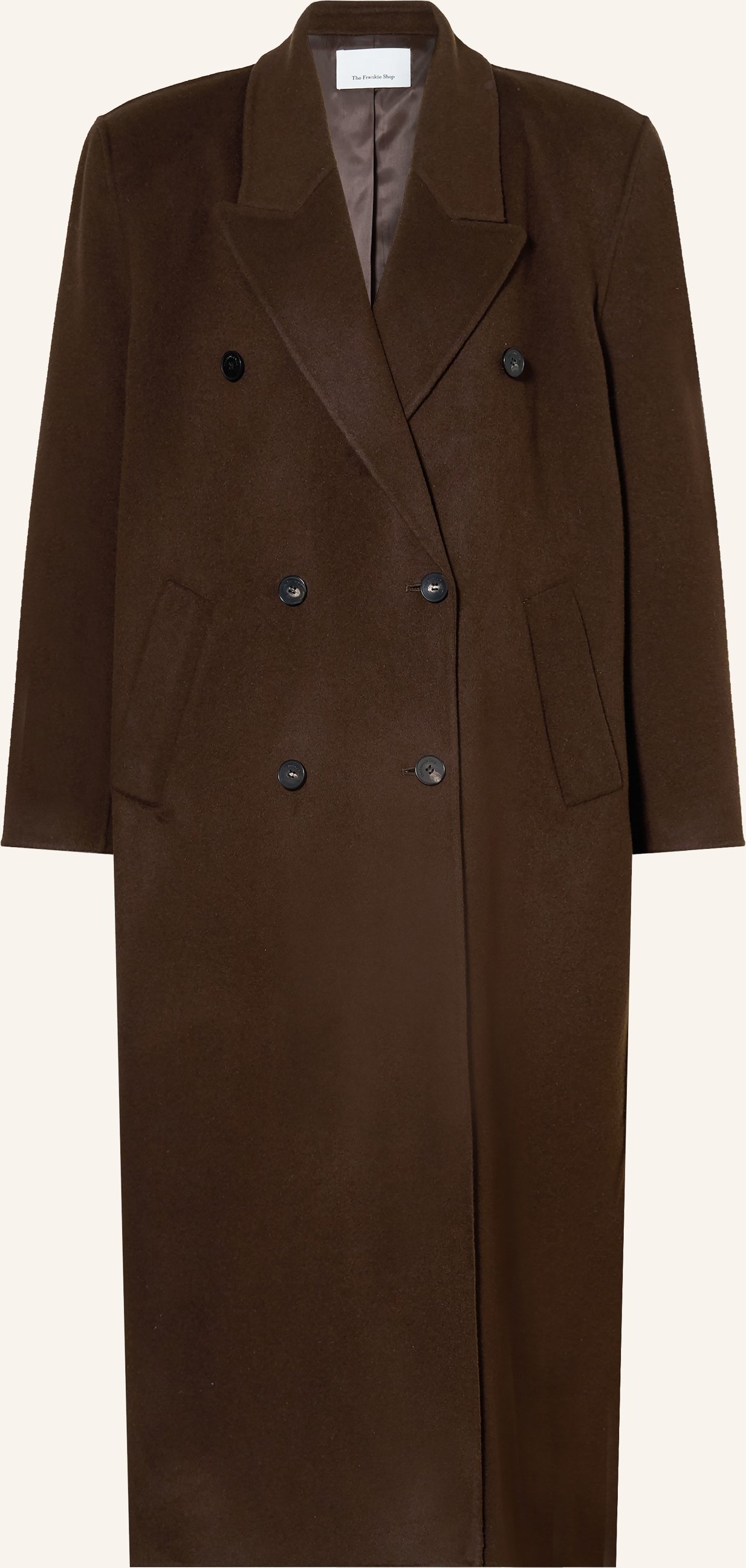 The Frankie Shop Wollmantel Gaia braun