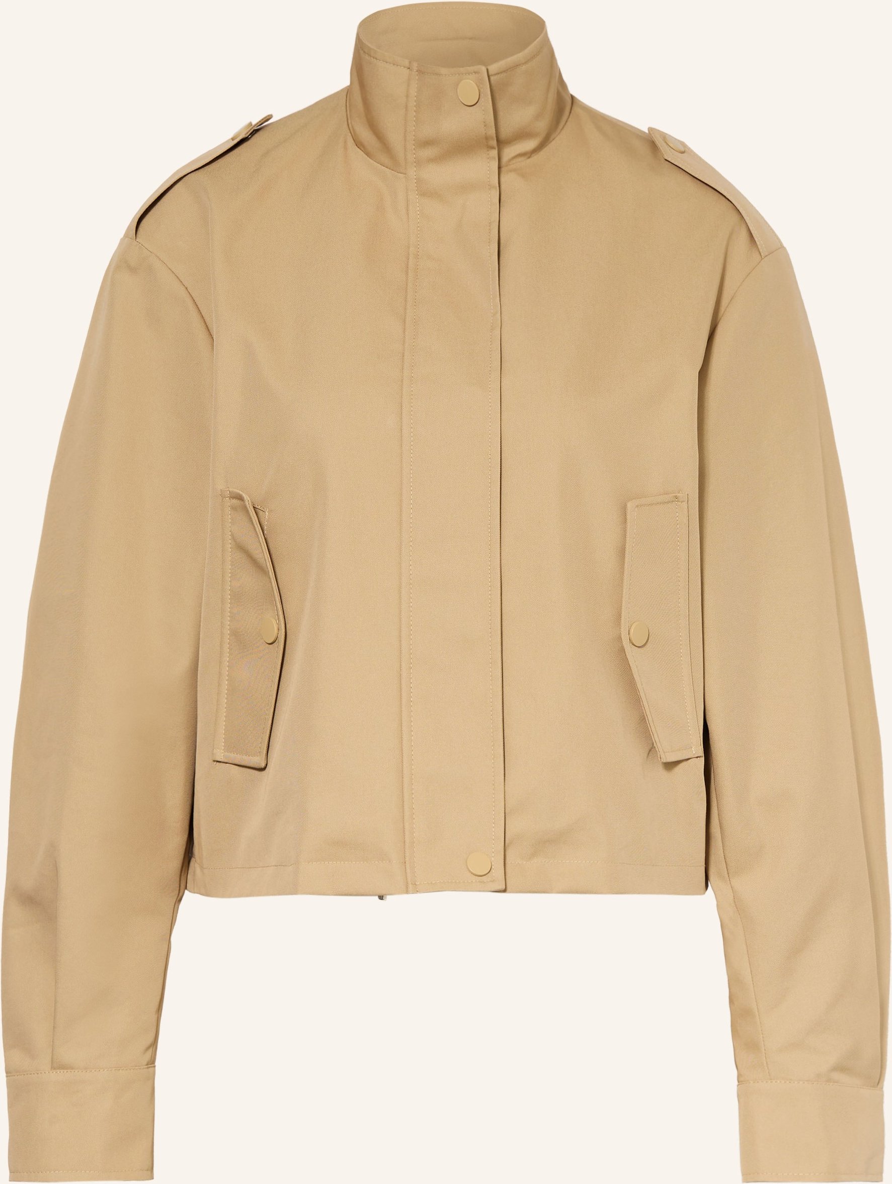 Oui Trench-Jacke beige