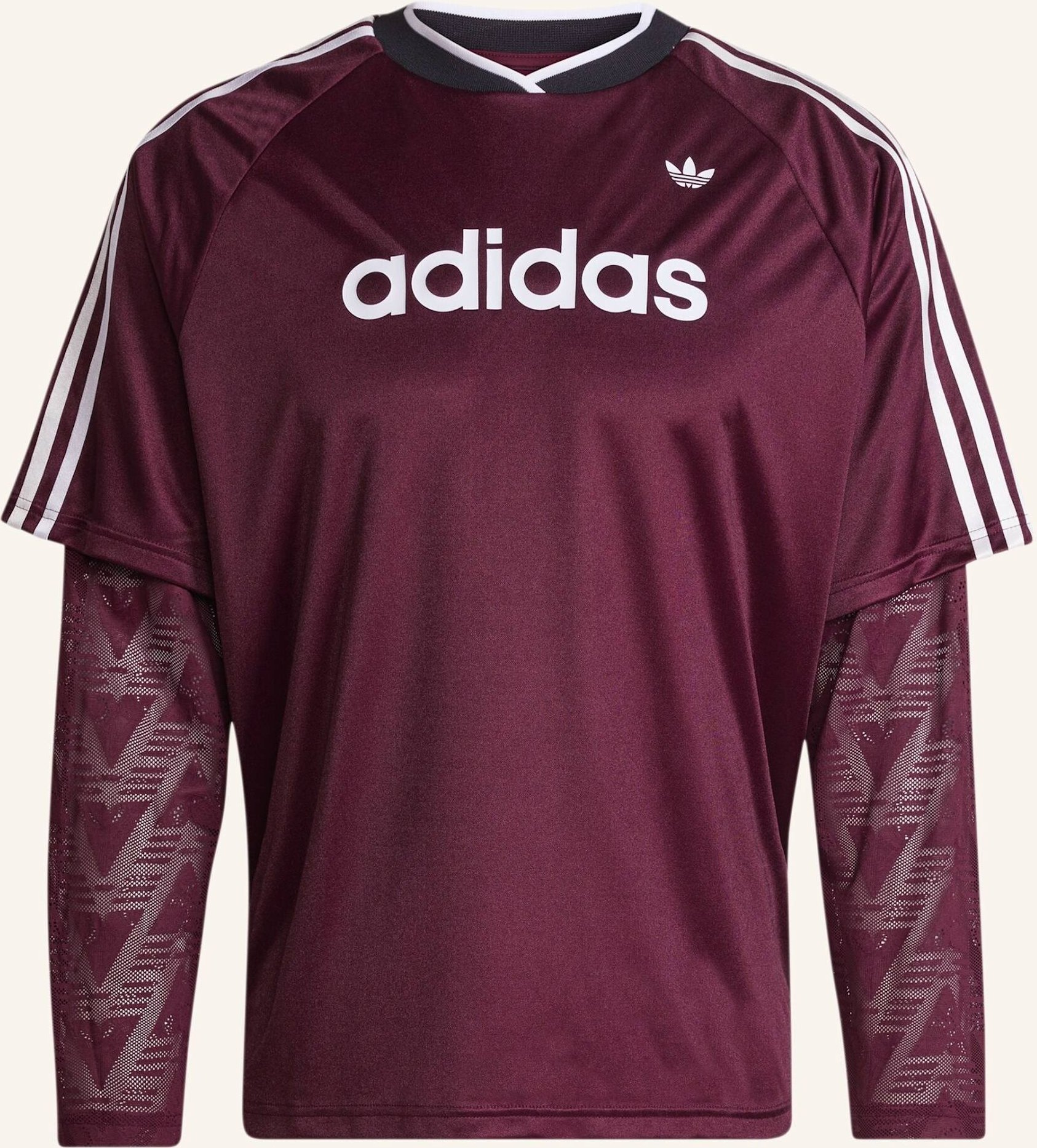 Thumbnail - Adidas Originals Langarmtrikot Mit Spitze rot