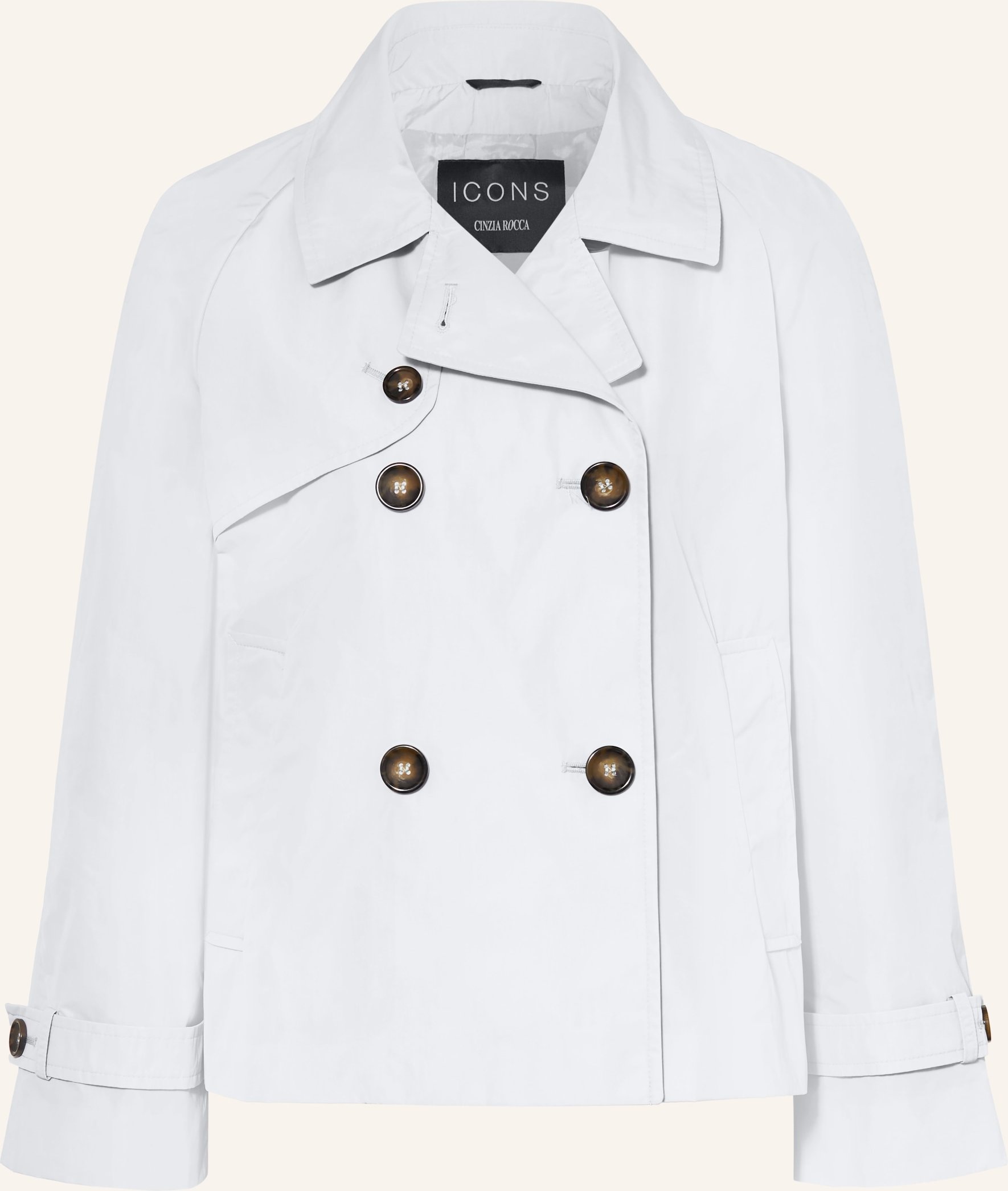 Icons Cinzia Rocca Trench-Jacke blau