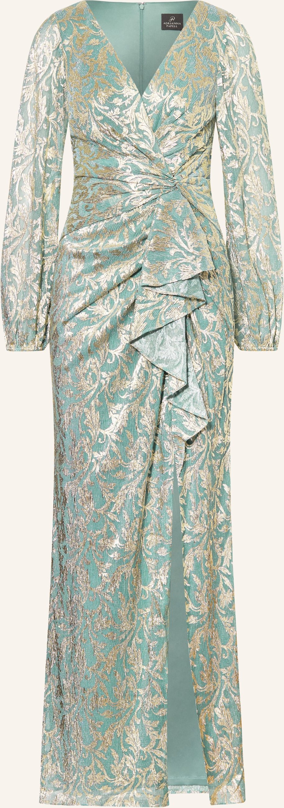 Adrianna Papell Abendkleid Mit Glitzergarn gruen