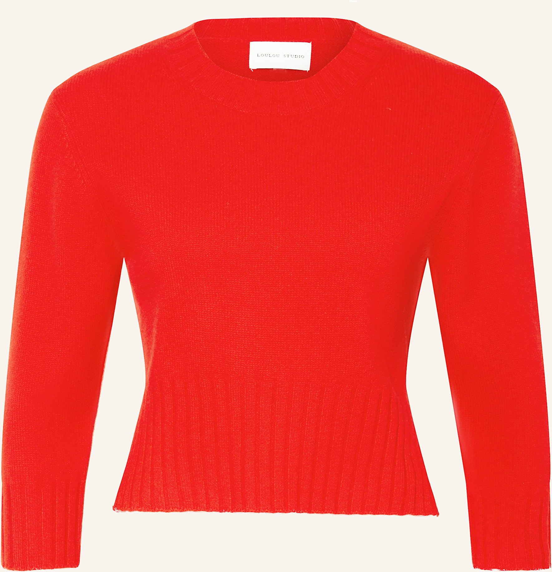 Loulou De Saison Cashmere-Pullover Mora rot