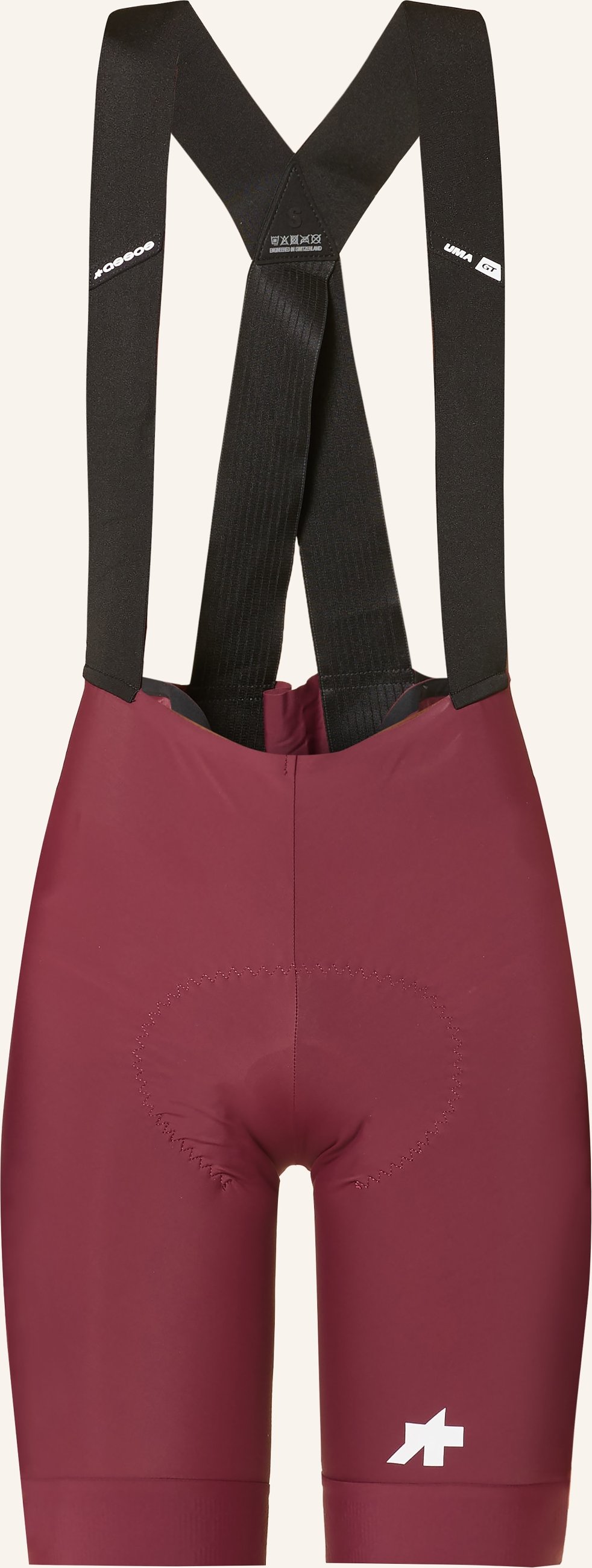 Assos Radhose Uma Gt s11 Mit Trägern Und Gepolstertem Einsatz rot