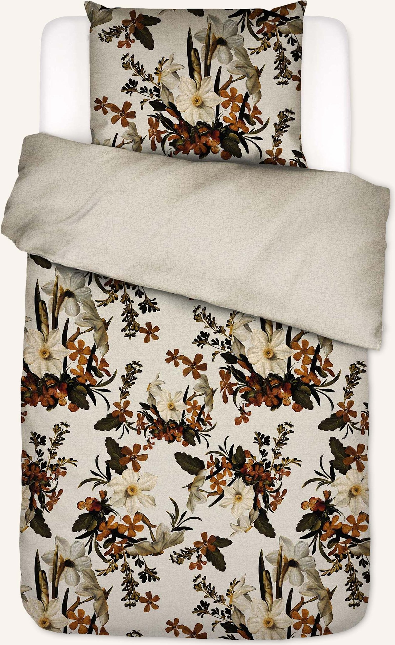 Essenza Bettwäsche Daffodils Reunited weiss