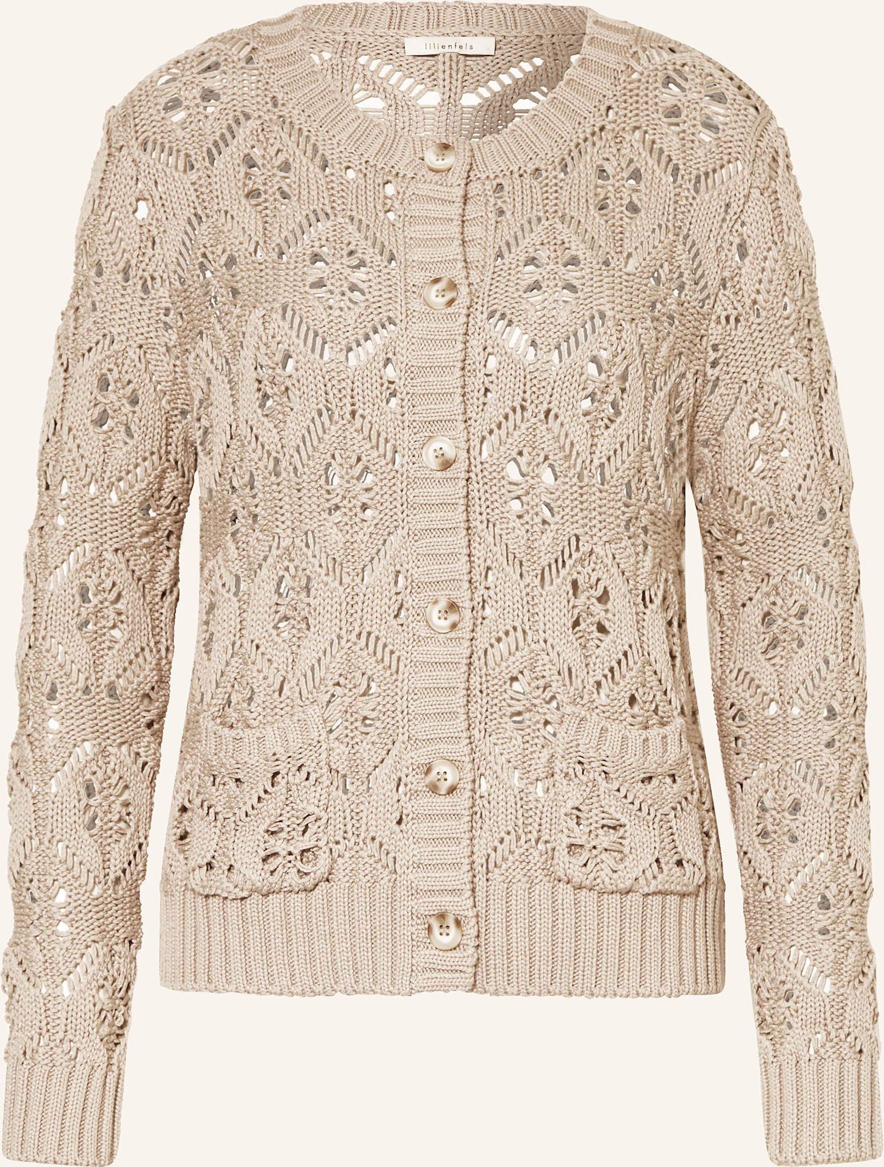 Lilienfels Strickjacke beige