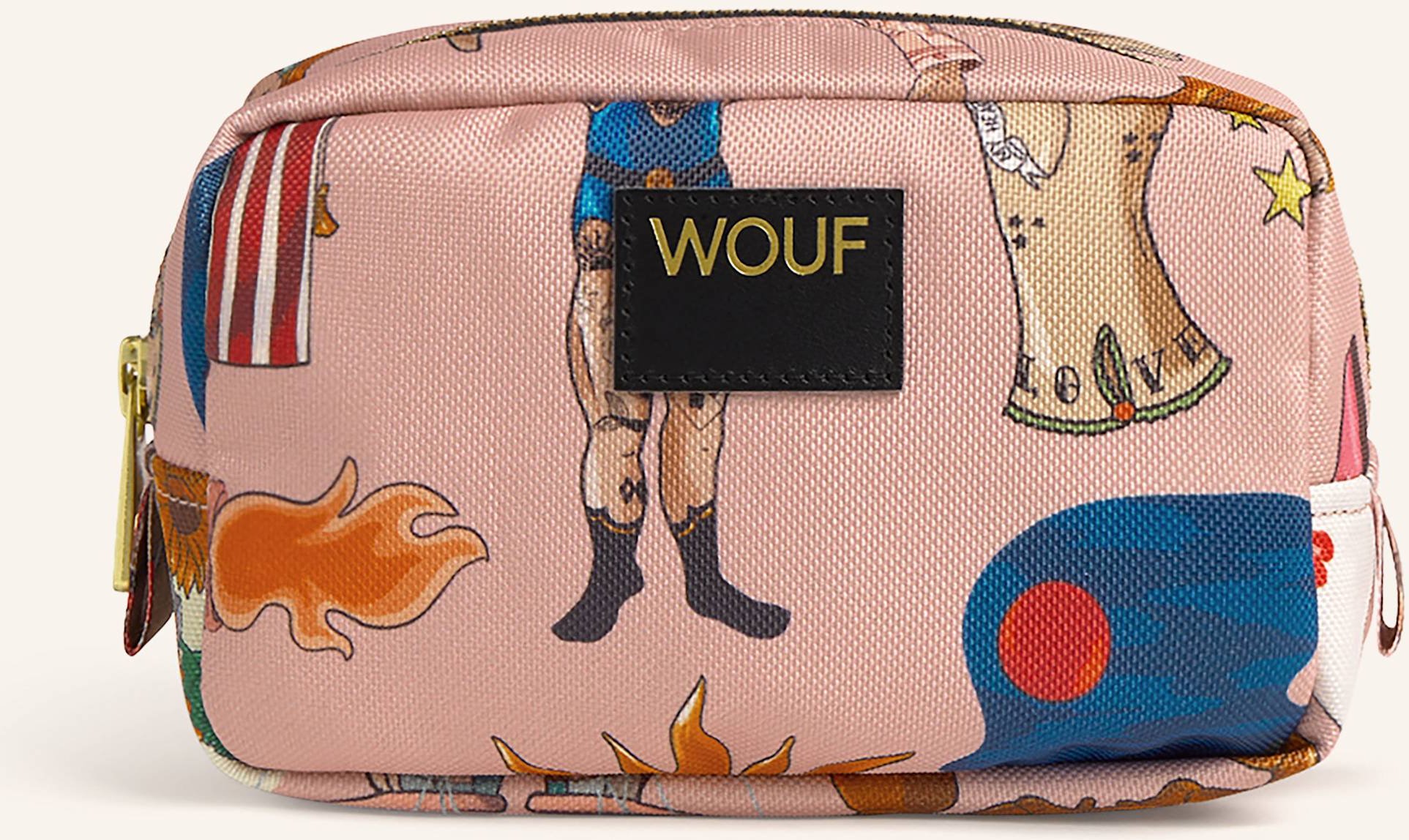 Wouf Kosmetiktasche Circus rosa