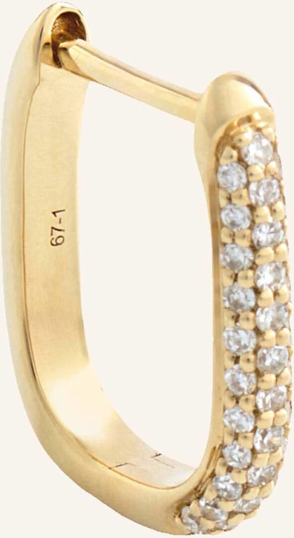 Juuls & Karats Single-Creolen Ella By Glambou gold