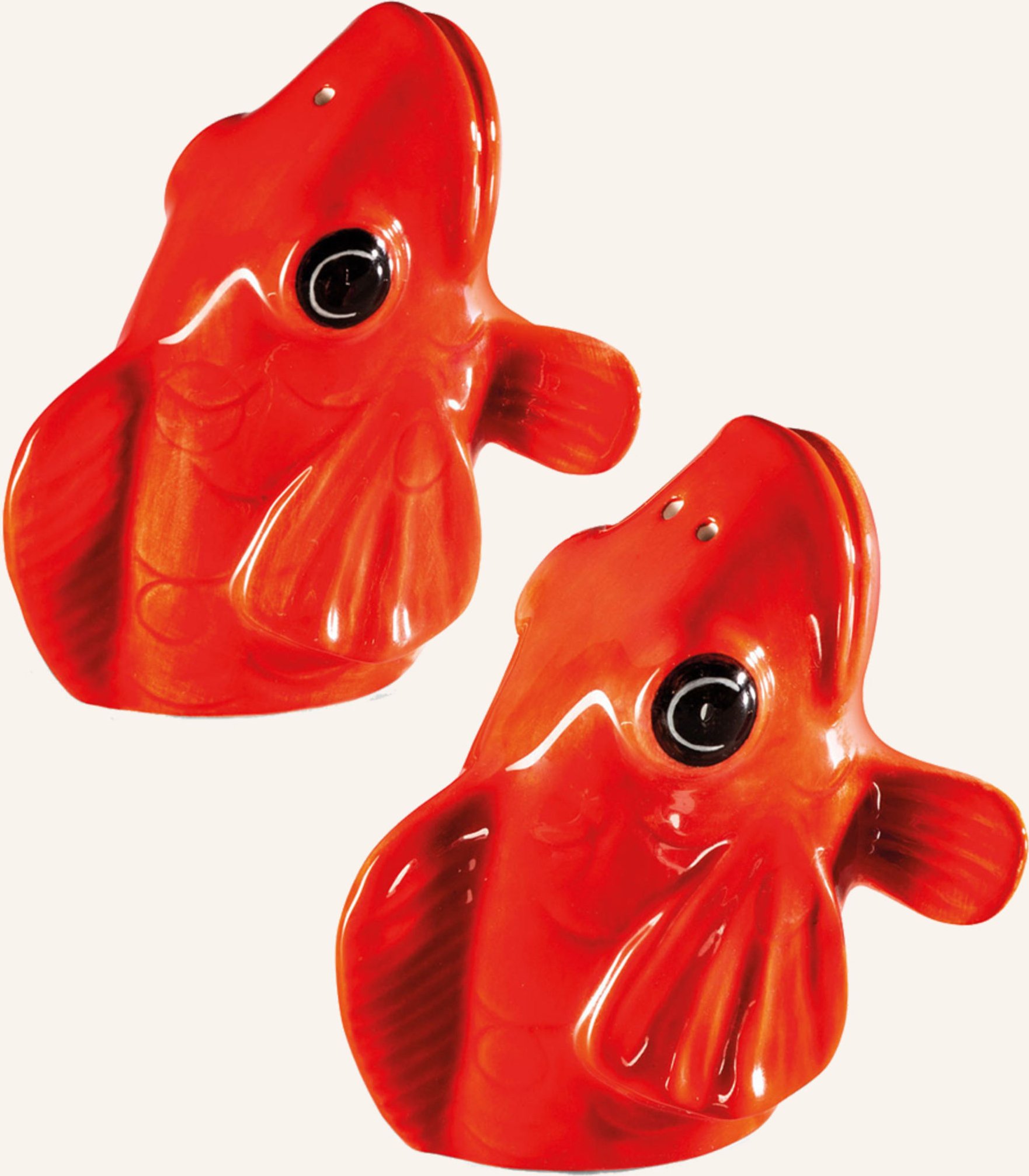 Donkey Salz- Und Pfefferstreuer Fishes For Dishes rot