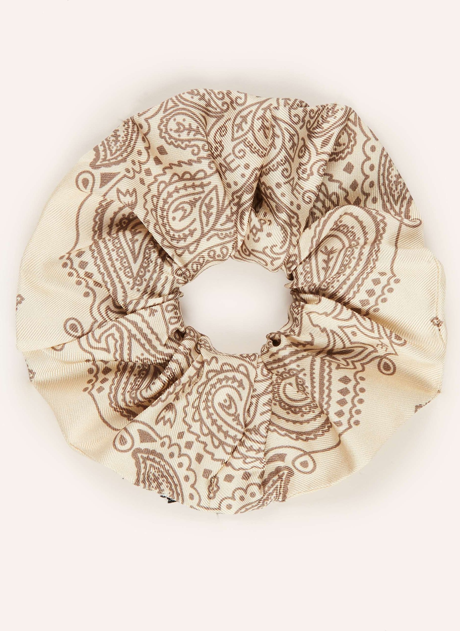 Aeneis Haargummi Aus Seide beige