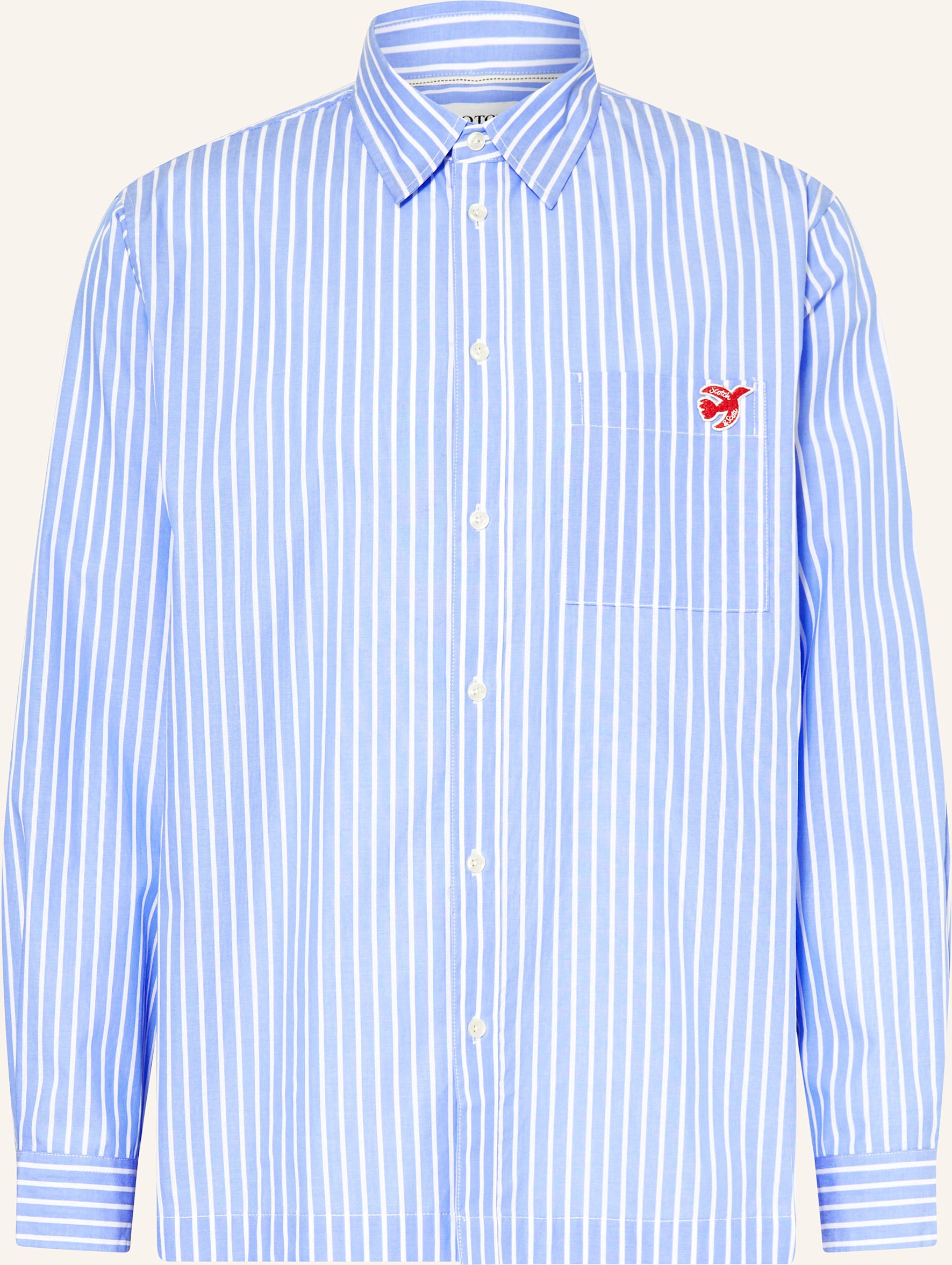 Scotch & Soda Hemd Core Comfort Fit weiss