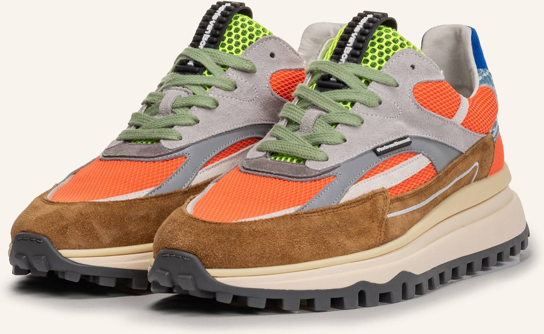 Floris Van Bommel Sneaker De Gripper 02 orange