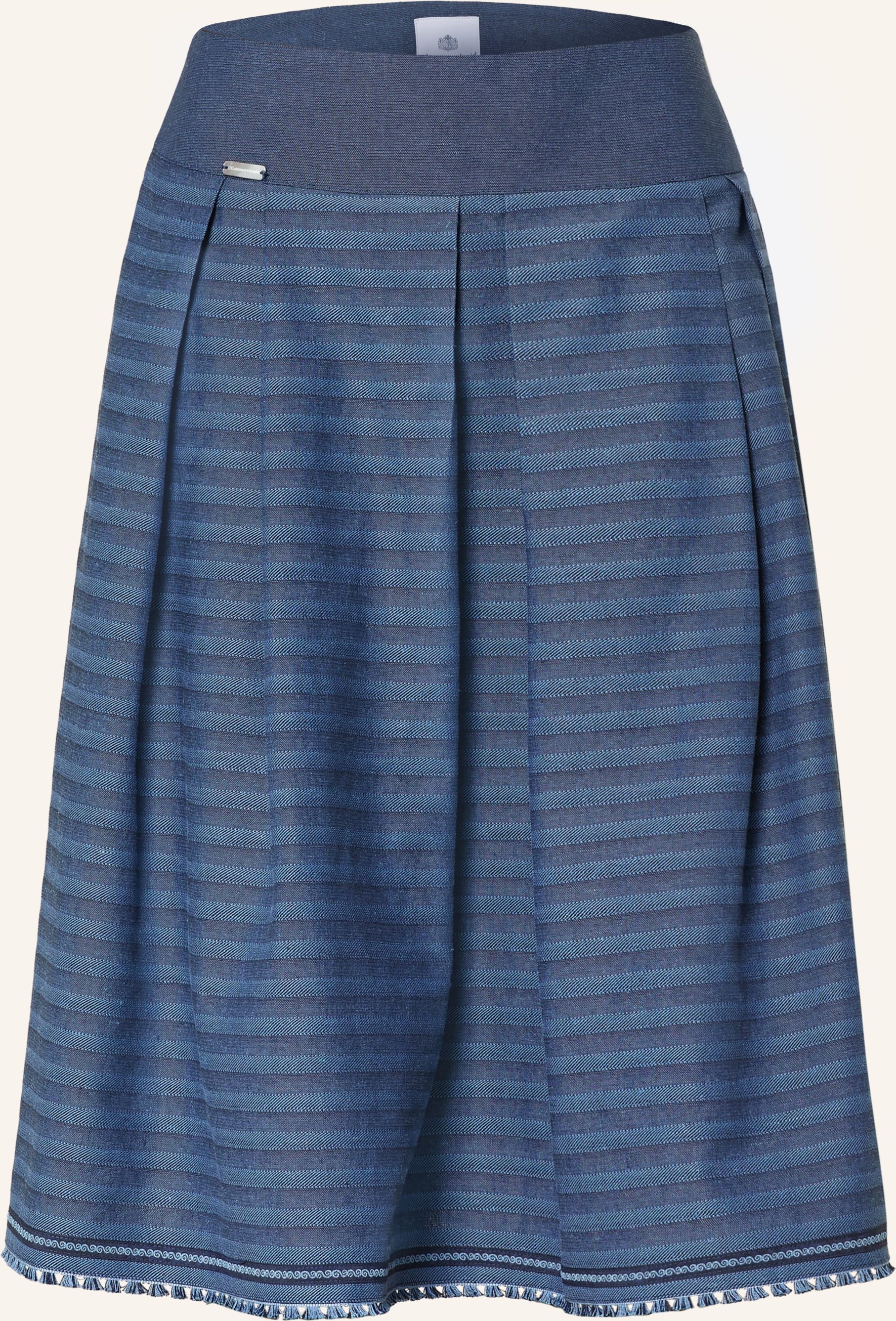 Hammerschmid Faltenrock Weiden blau