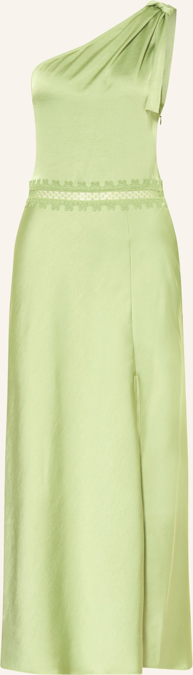 Claudie Pierlot One-Shoulder-Kleid Aus Satin gruen