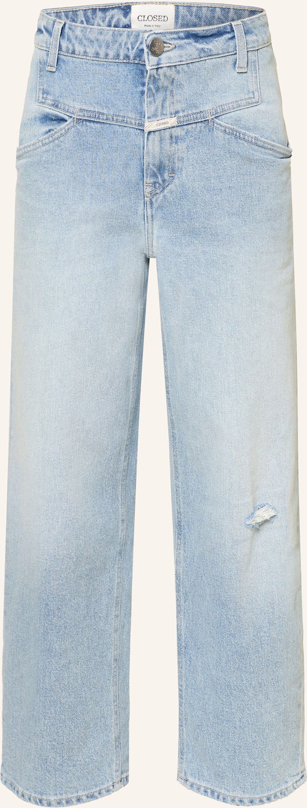 Closed Cropped Jeans Stover-X blau