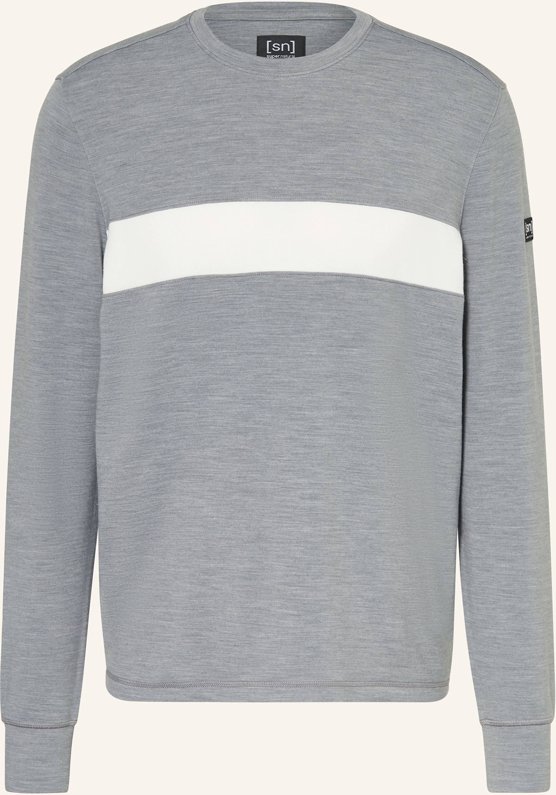 Super.Natural Funktionsshirt Montana Brush Ls grau