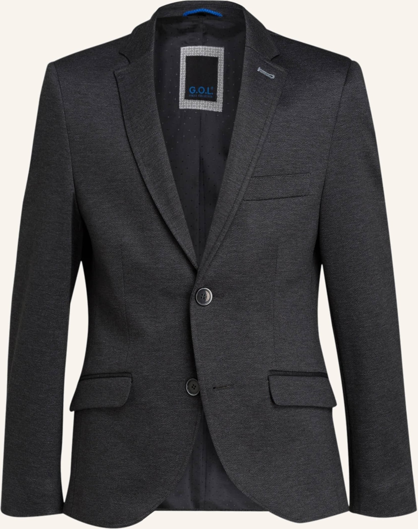 G.O.L. Finest Collection Jerseysakko Super Slim Fit grau