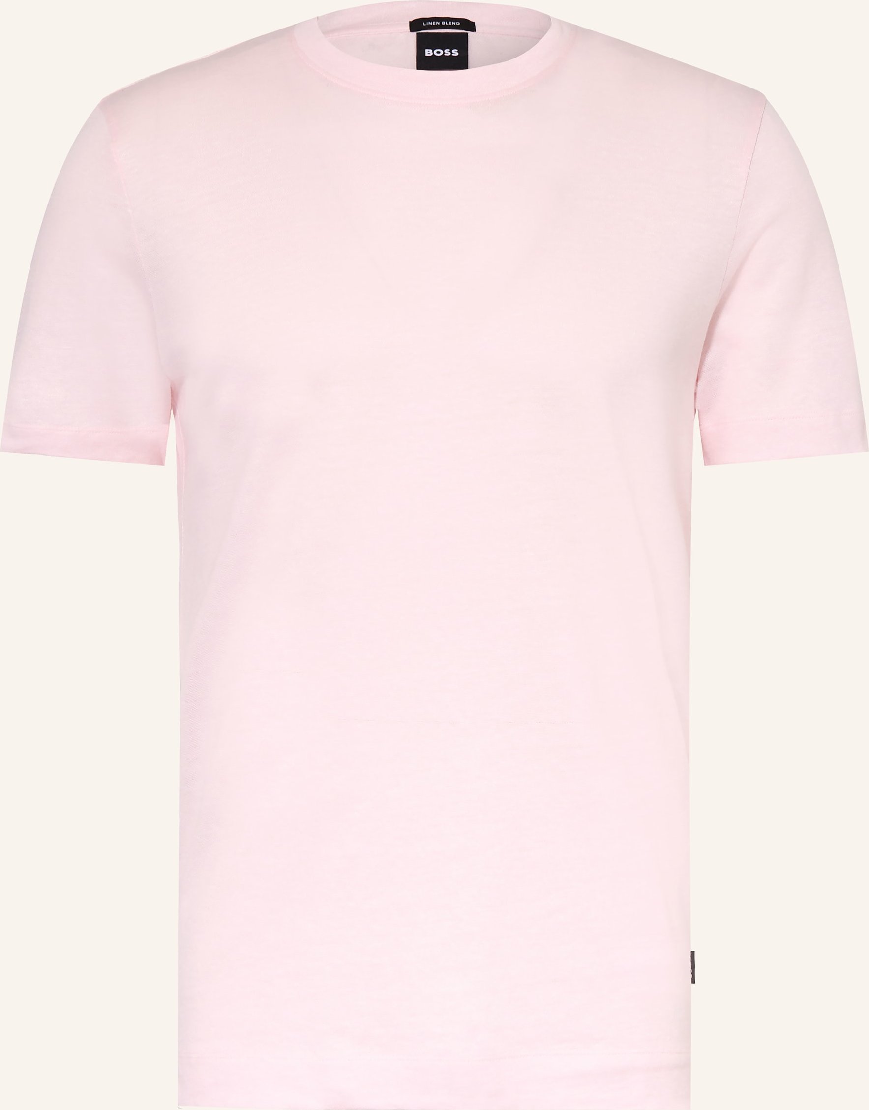 Boss T-Shirt Thompson Mt Leinen rosa