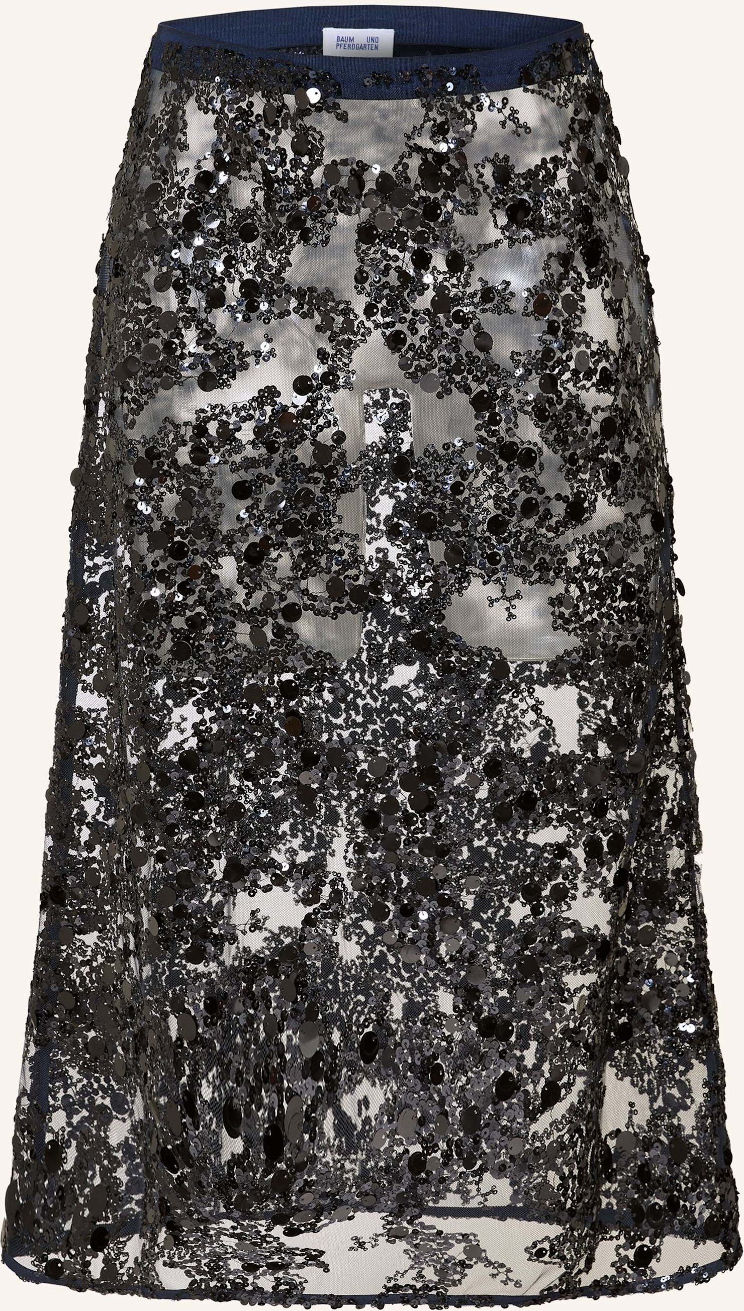 Baum Und Pferdgarten Rock Shania Mit Pailletten blau