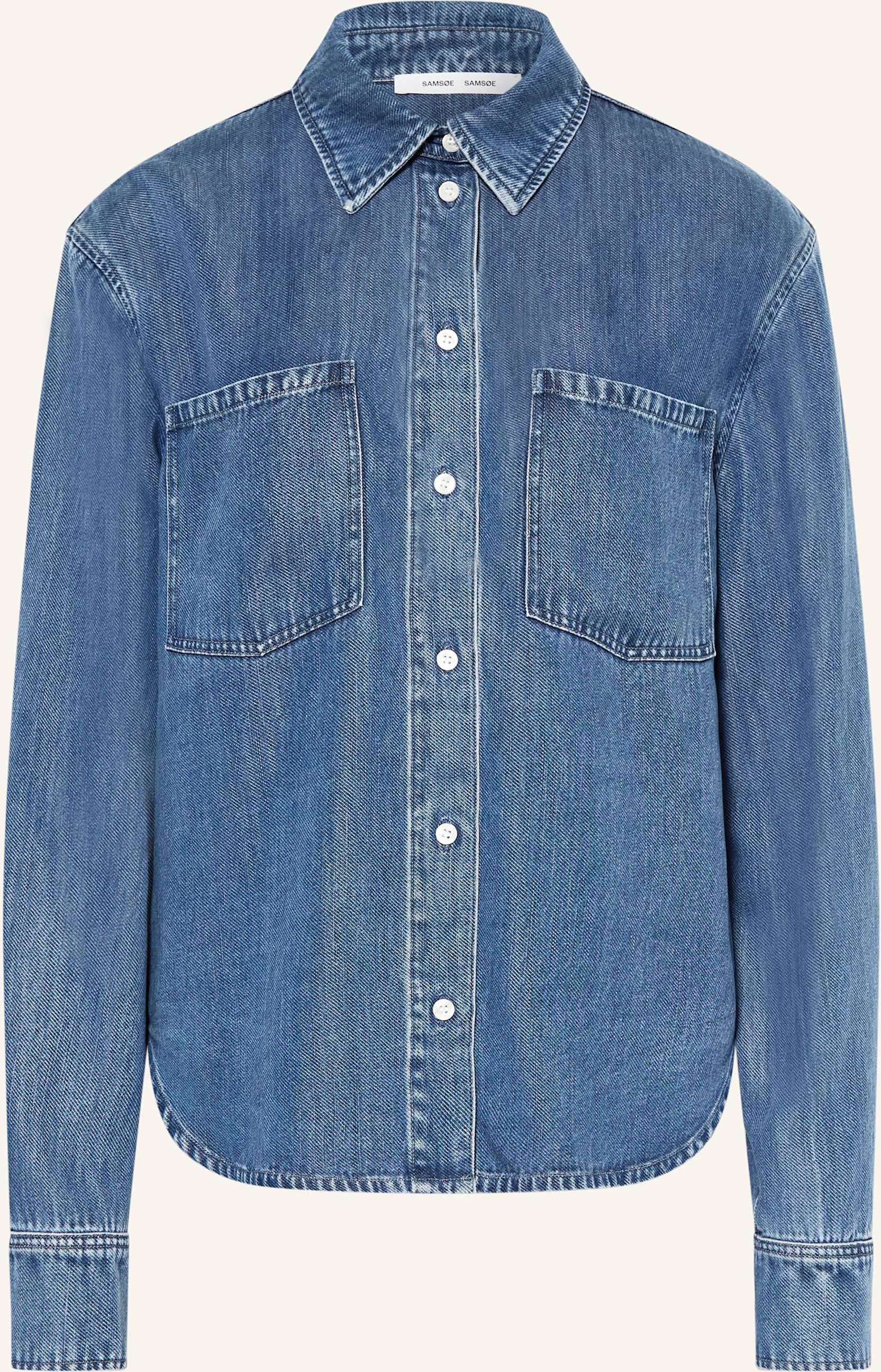 Samsøe Samsøe Hemdbluse Sabexy blau