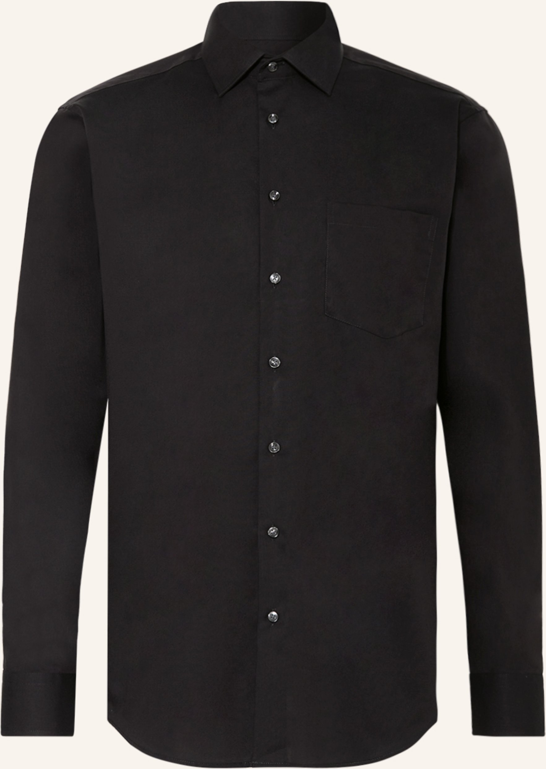 Seidensticker Hemd Regular Fit schwarz
