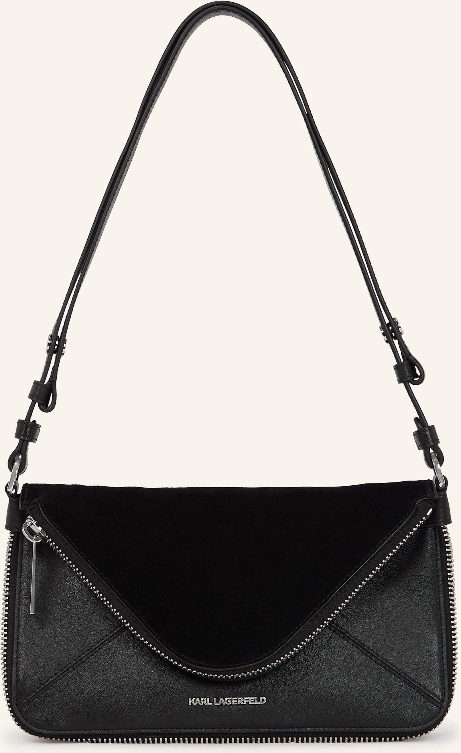 Karl Lagerfeld Schultertasche schwarz