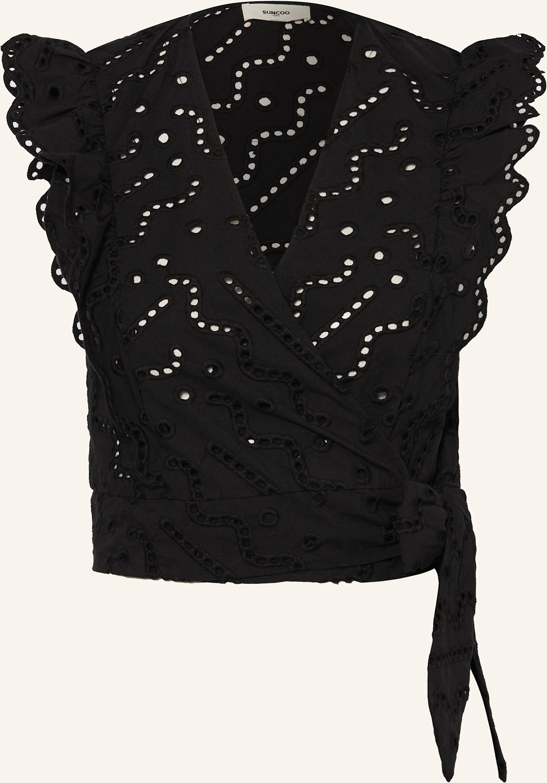 Suncoo Top Lila schwarz