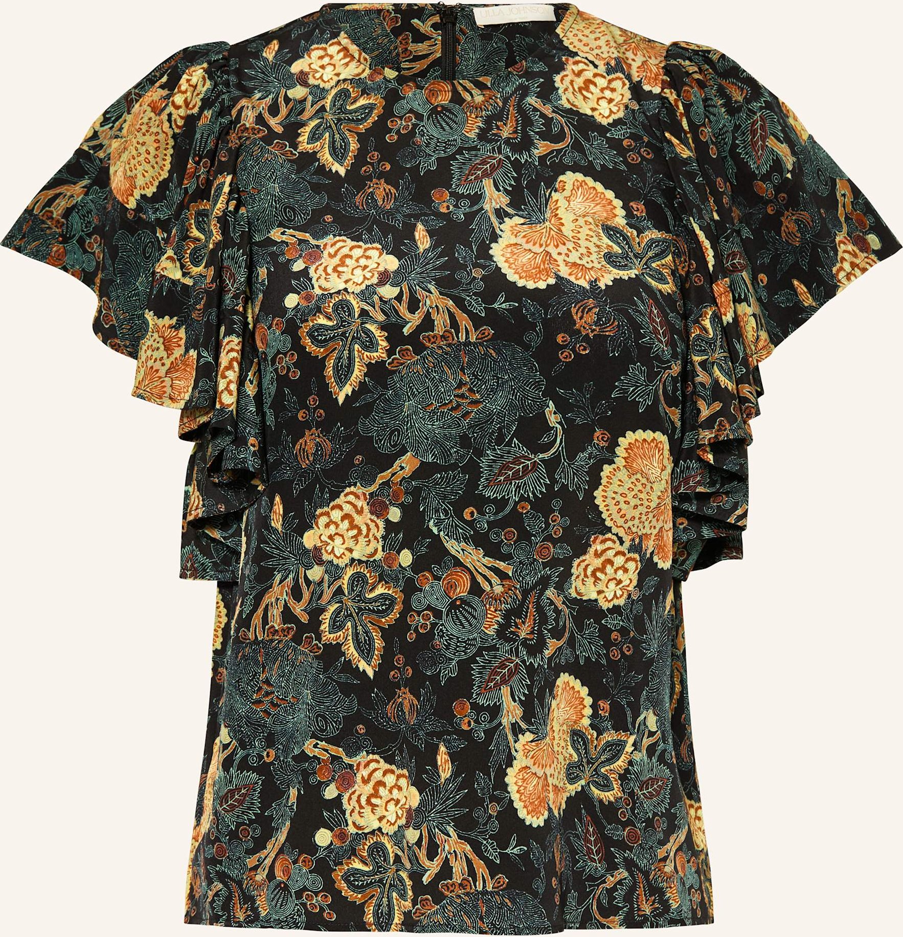 Ulla Johnson Blusenshirt Lena Aus Seide schwarz