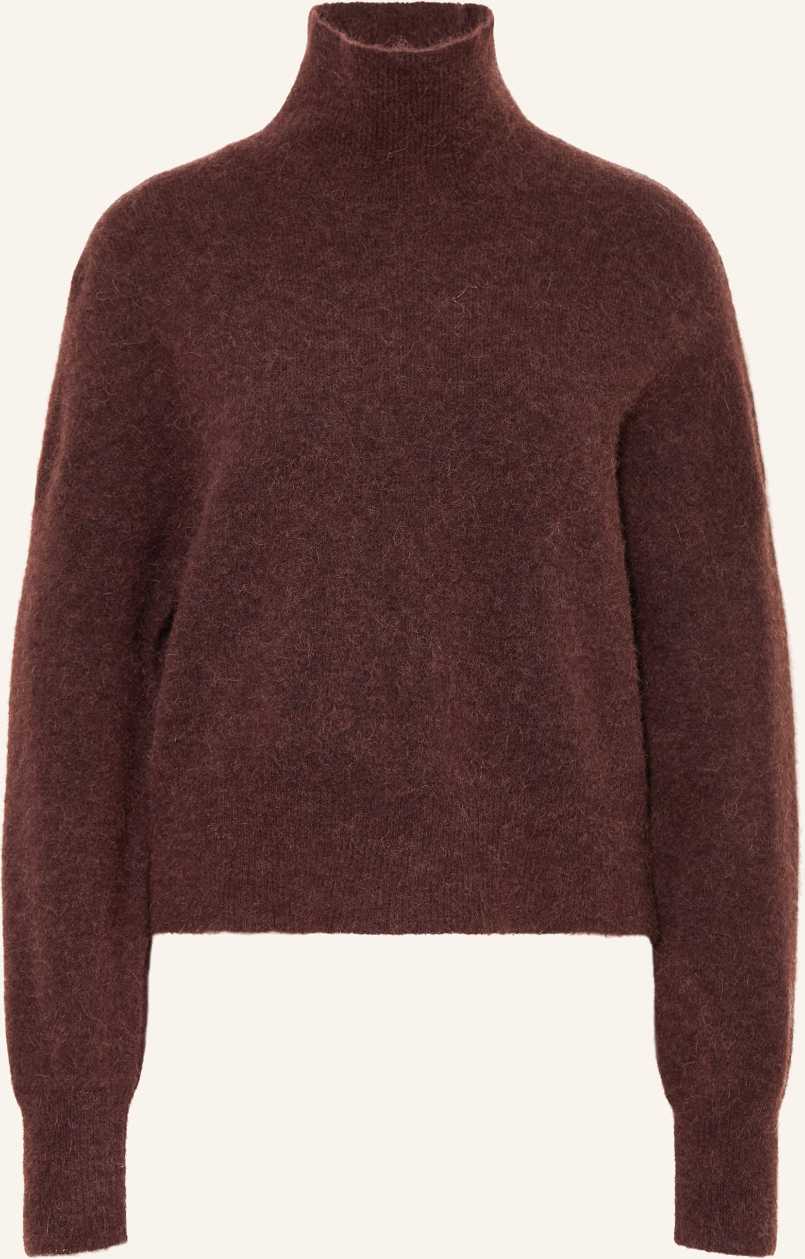 Samsøe Samsøe Rollkragenpullover Nola Mit Alpaka braun