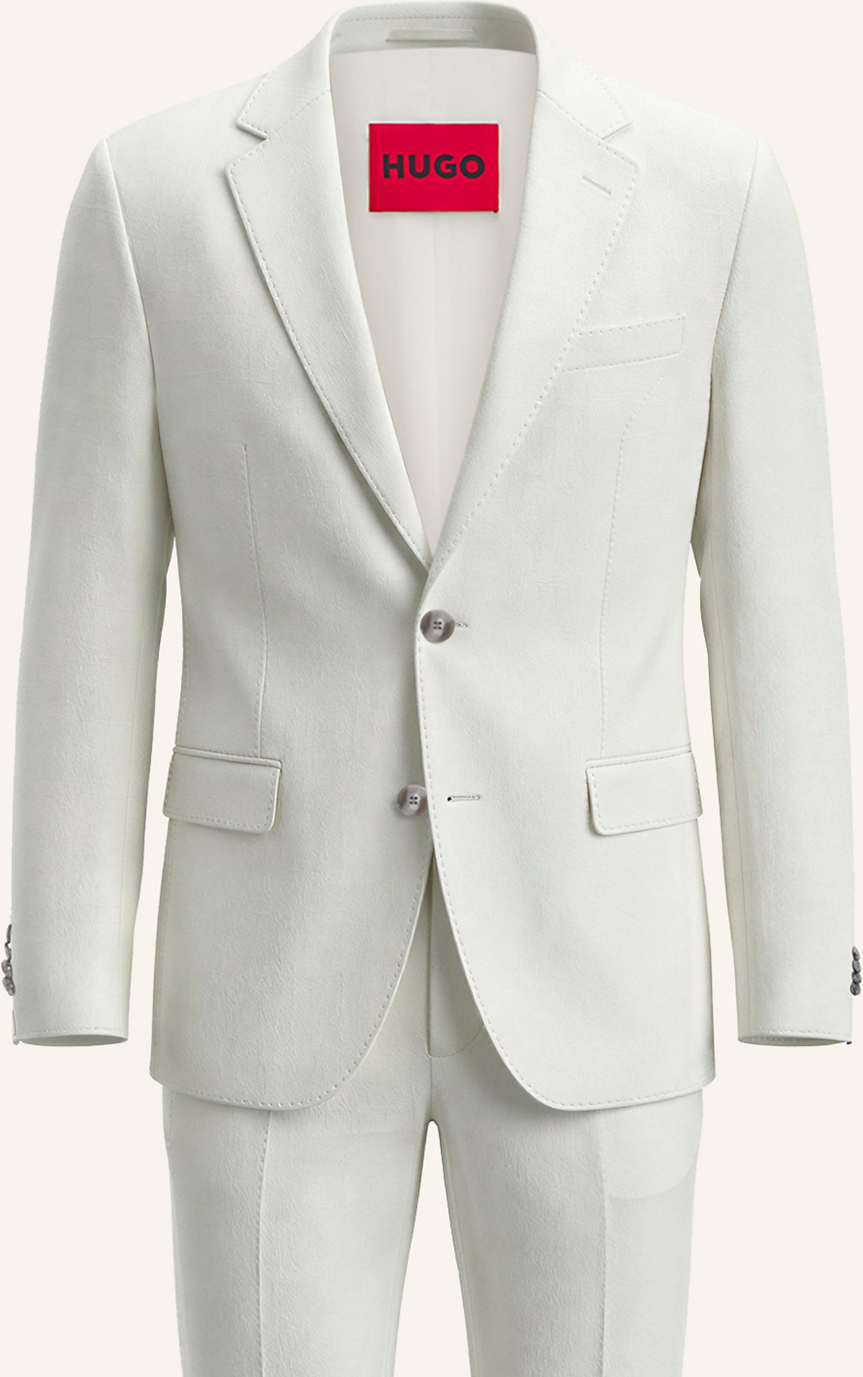 Hugo Business Anzug Henry-getlin253x Slim Fit beige