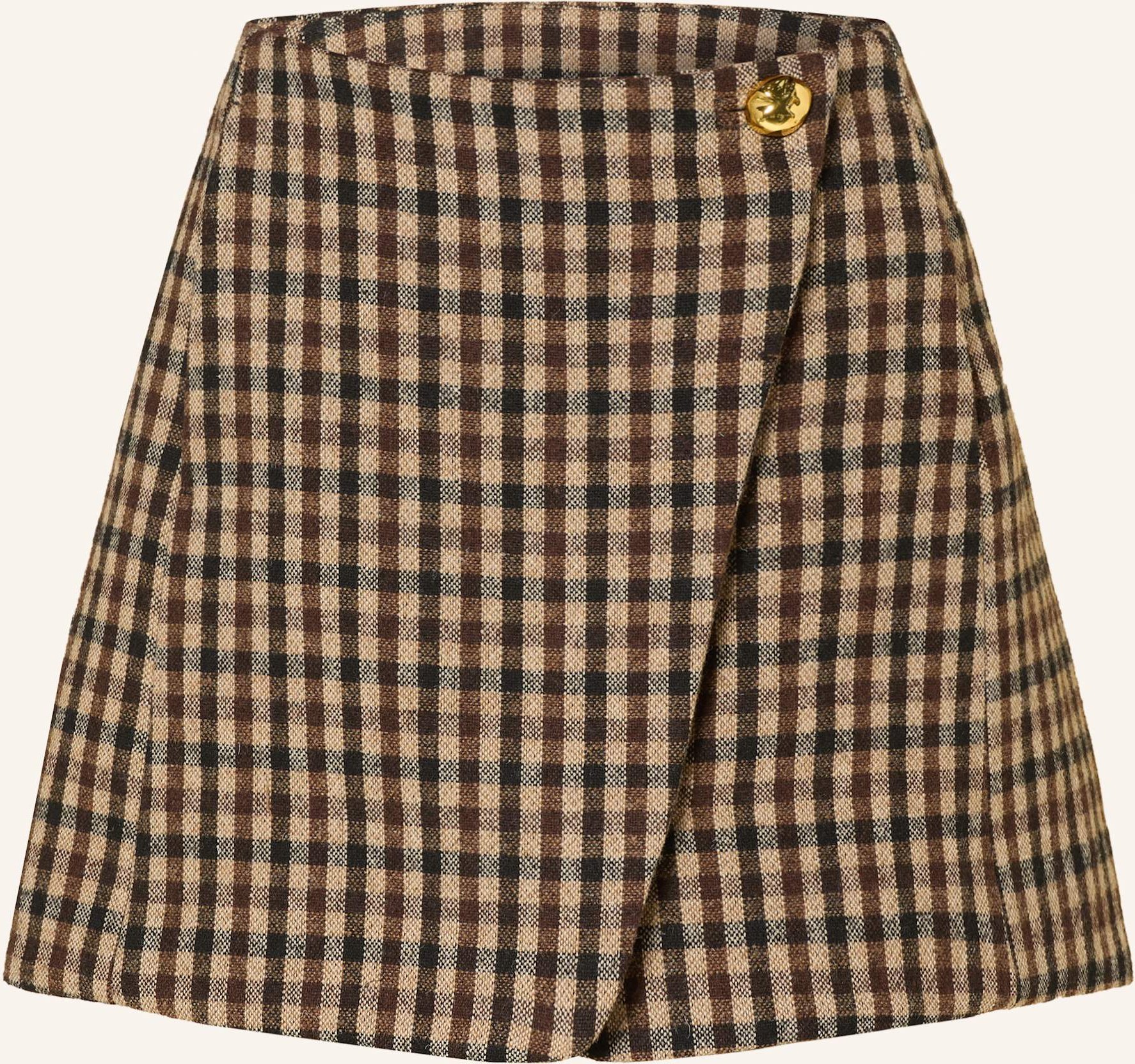 Ganni Wickelrock braun