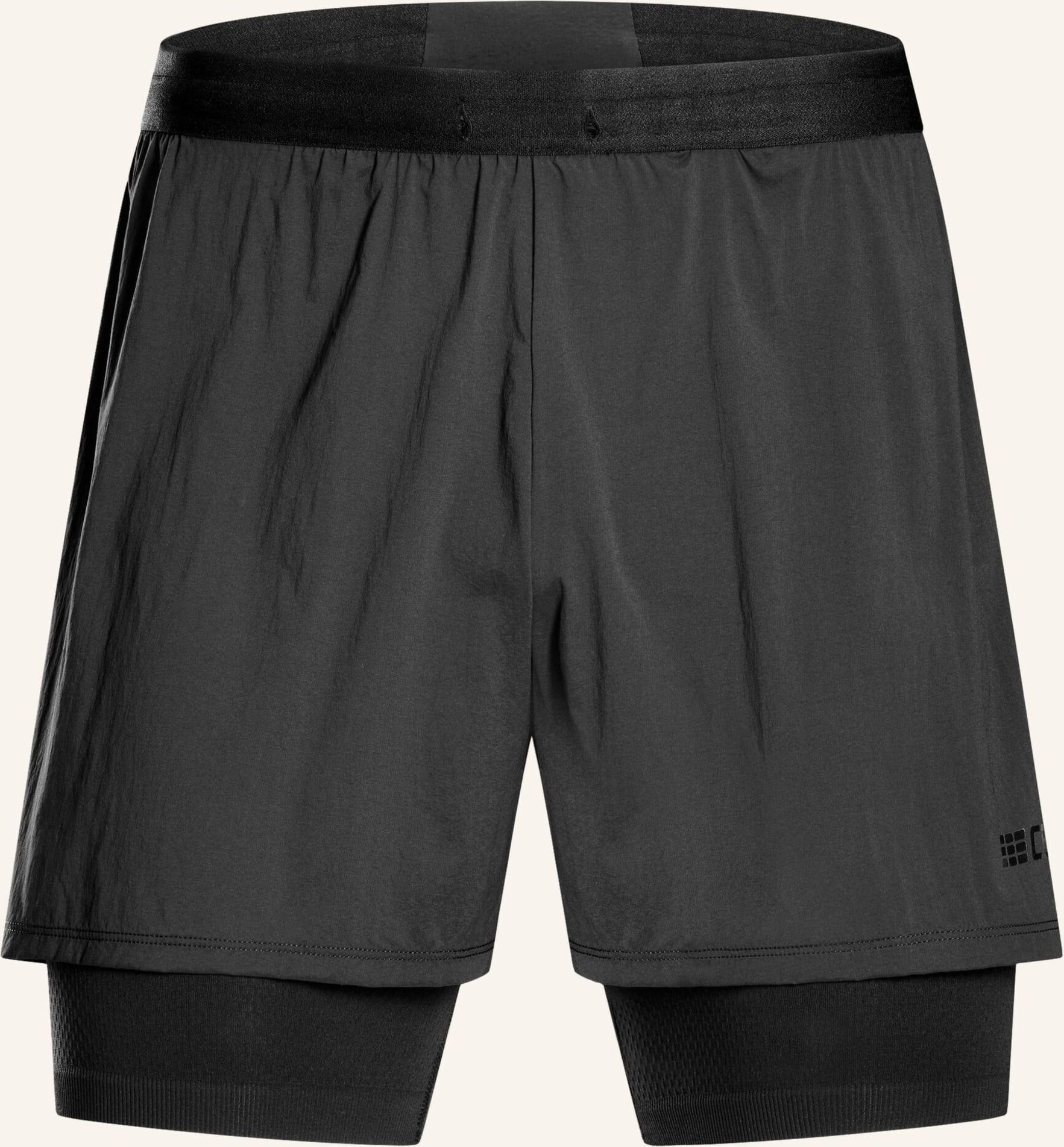 Cep 2-In-1 Laufshorts Ultralight schwarz