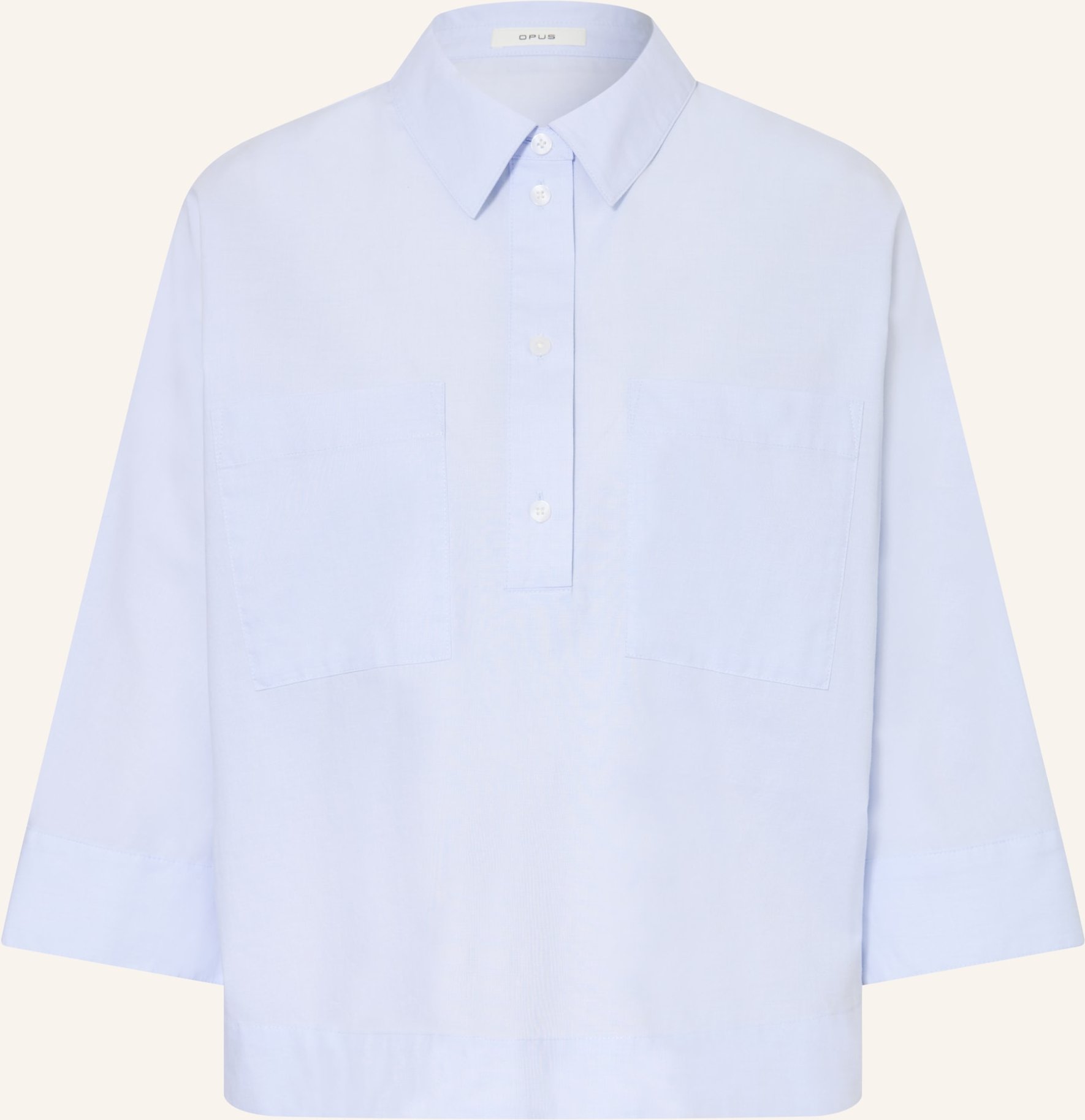 Opus Hemdbluse Fadessa Mit 3/4-Arm blau