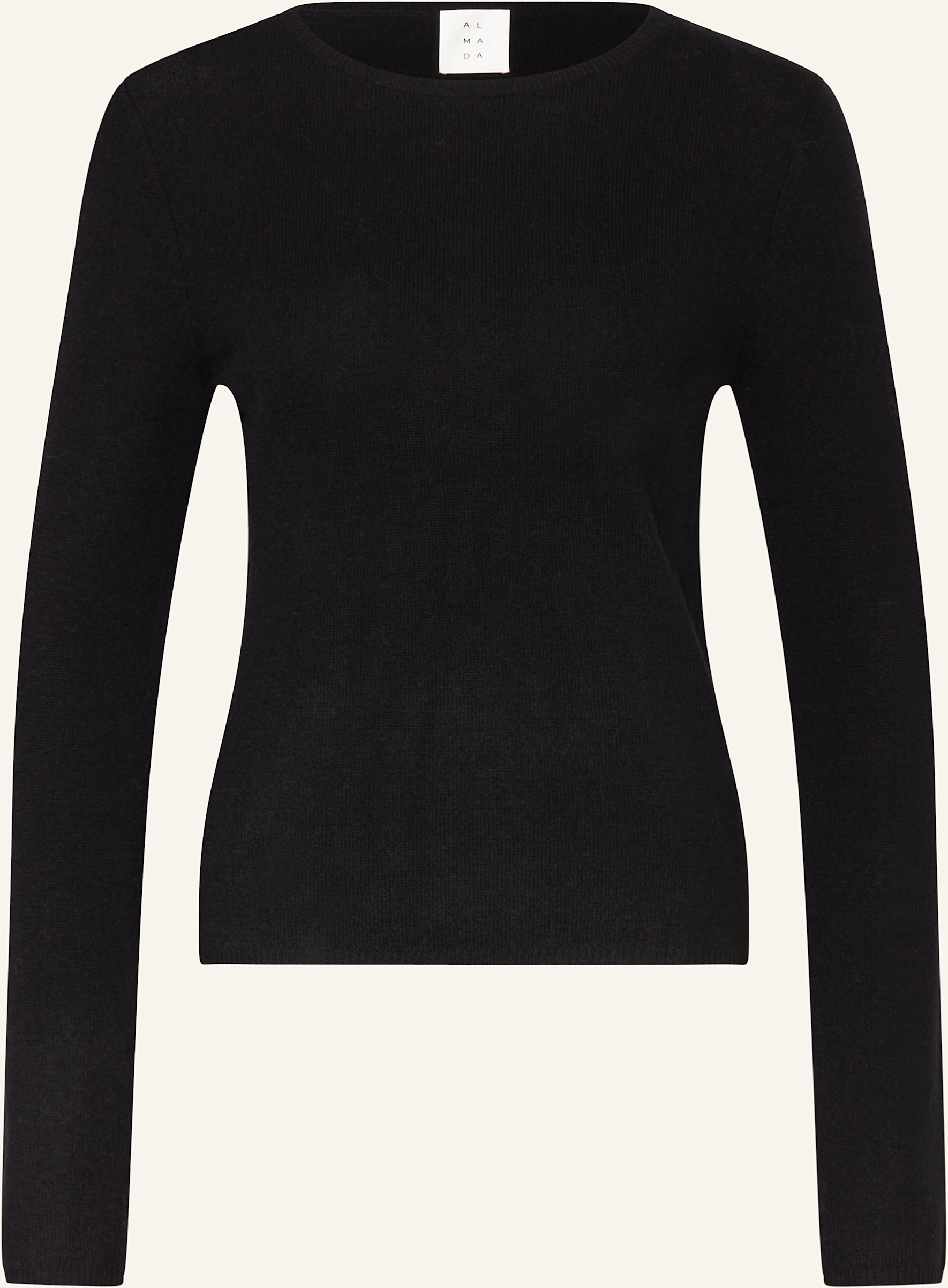 Thumbnail - Almada Label Cashmere-Pullover Awa schwarz