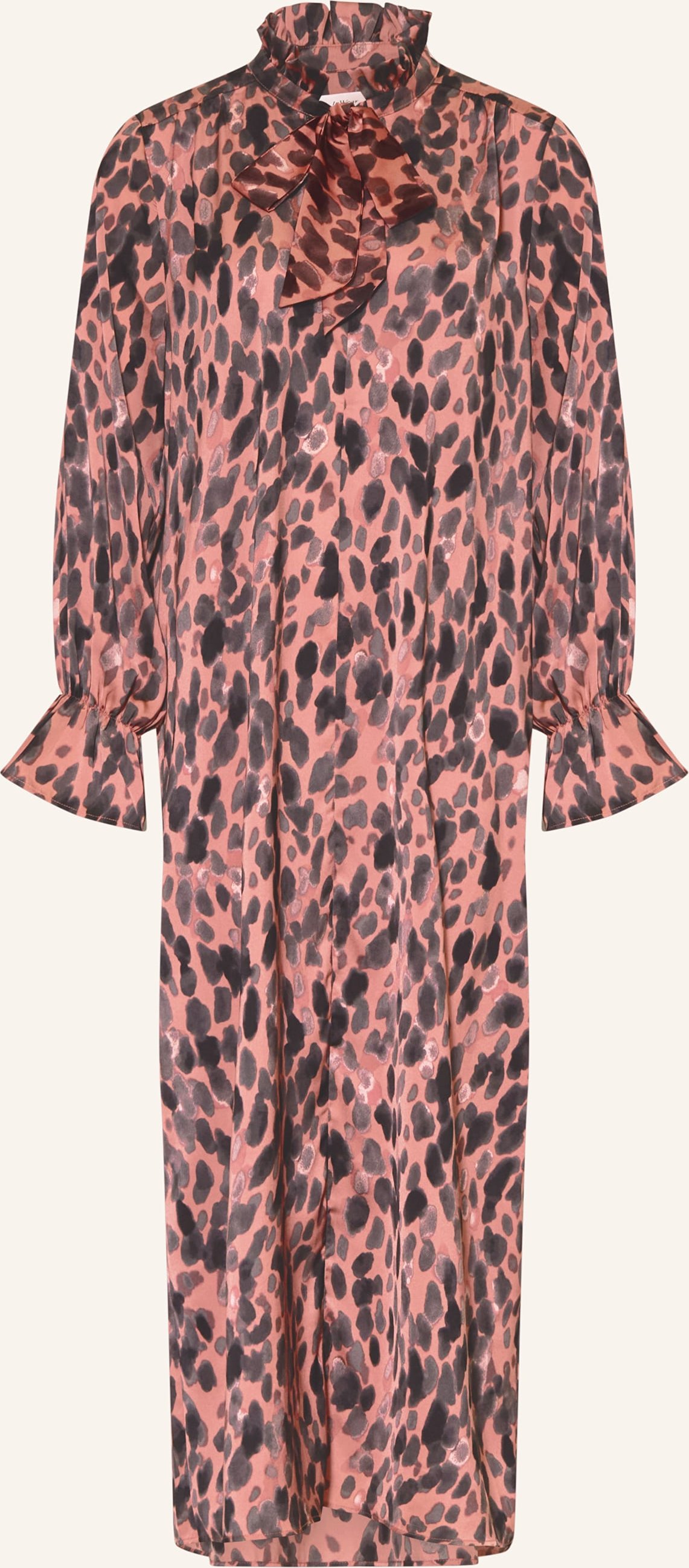 Inwear Satinkleid Gracieiw Mit Schluppe blau