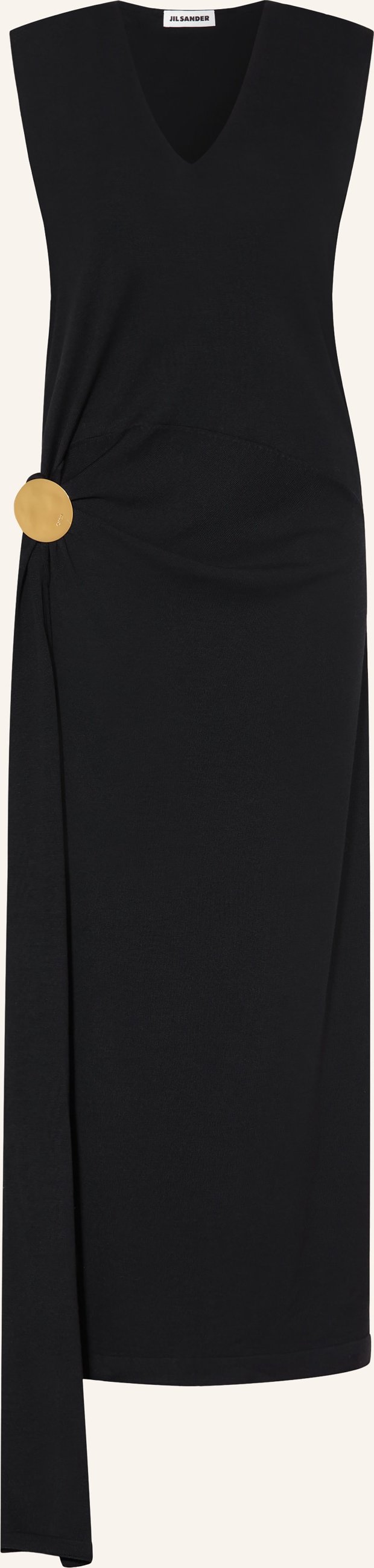 Jil Sander Strickkleid schwarz