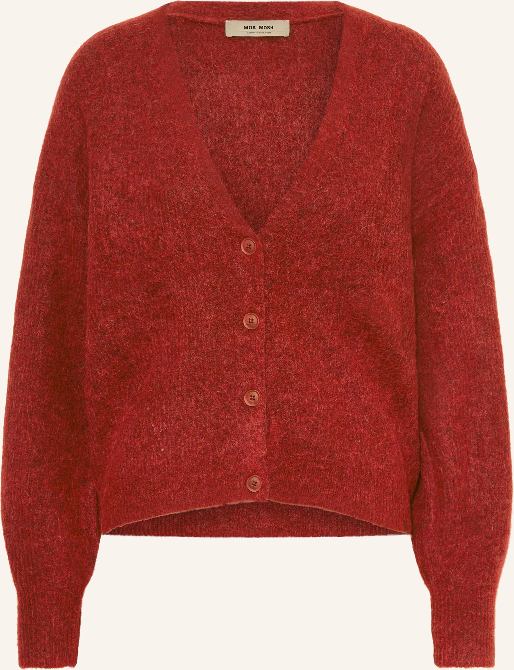 Mos Mosh Oversized-Strickjacke Thora Mit Alpaka rot